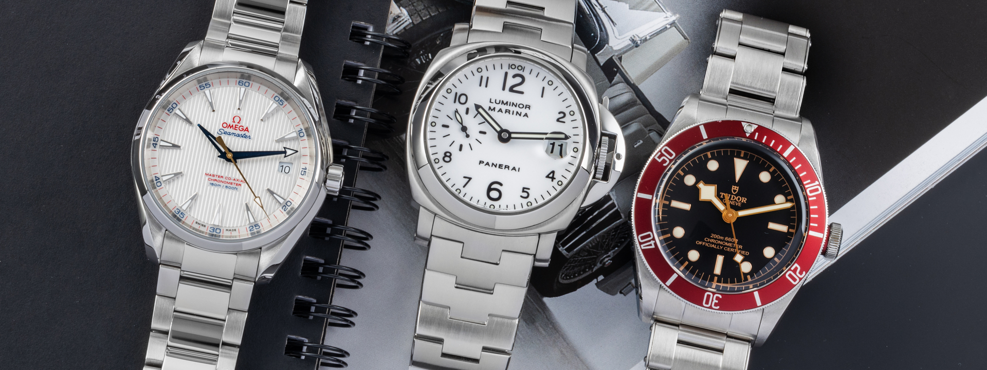 Moderne Luxusuhren mit Saphirglas