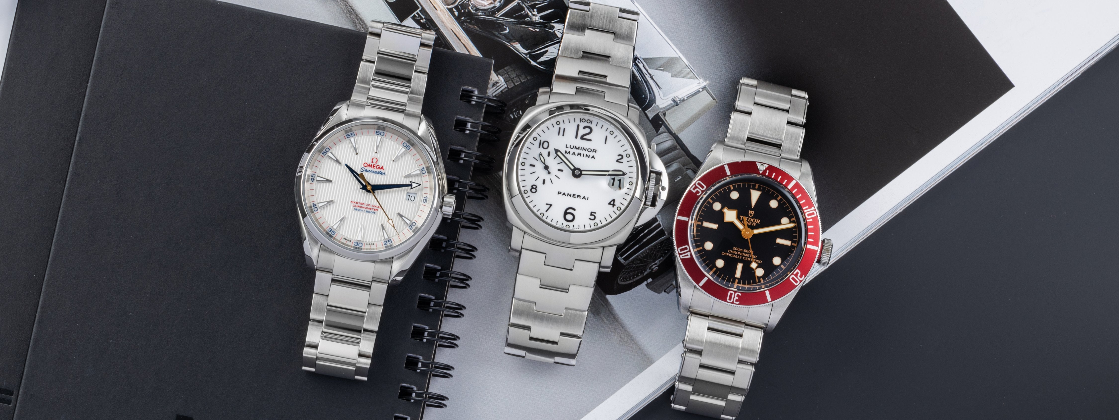 Herrenuhren von Panerai, Omega und Tudor