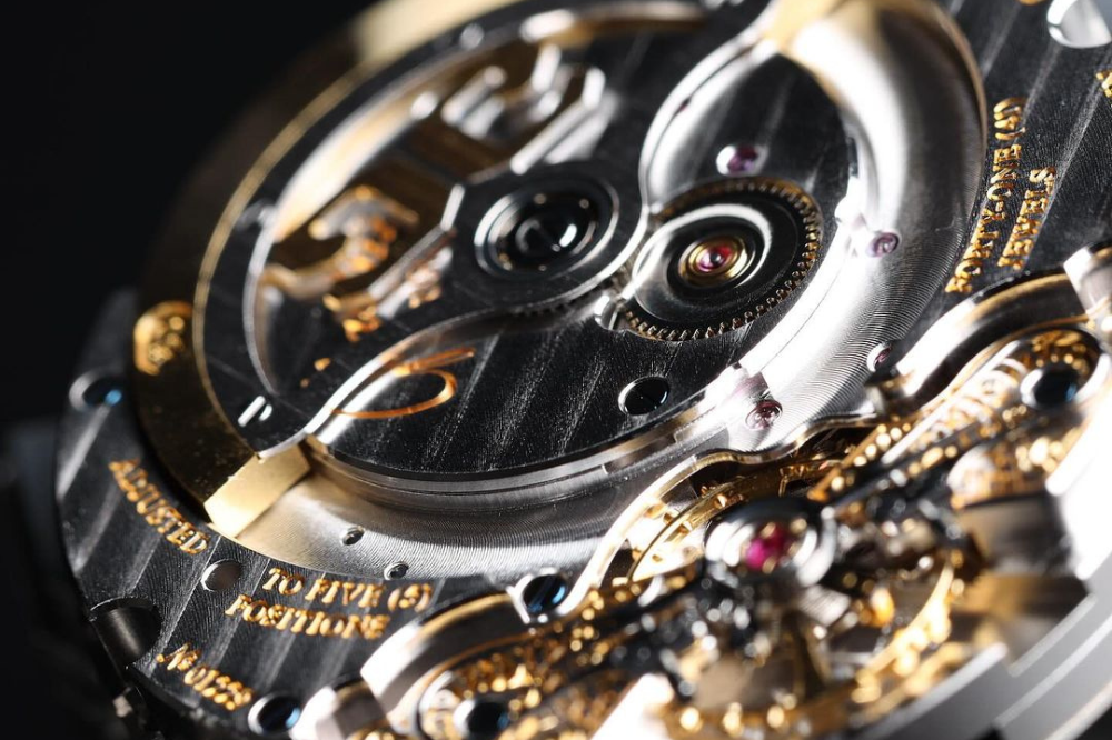 Uhrwerk Makro Aufnahme