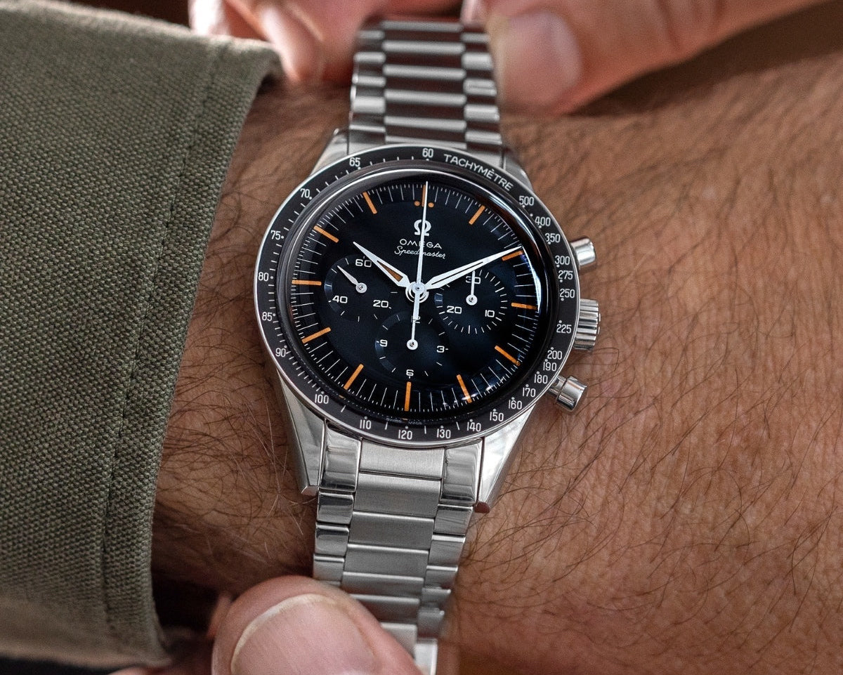 Omega Speedmaster Chronograph Stahl Handaufzug Ref. 310.30.40.50.06.001