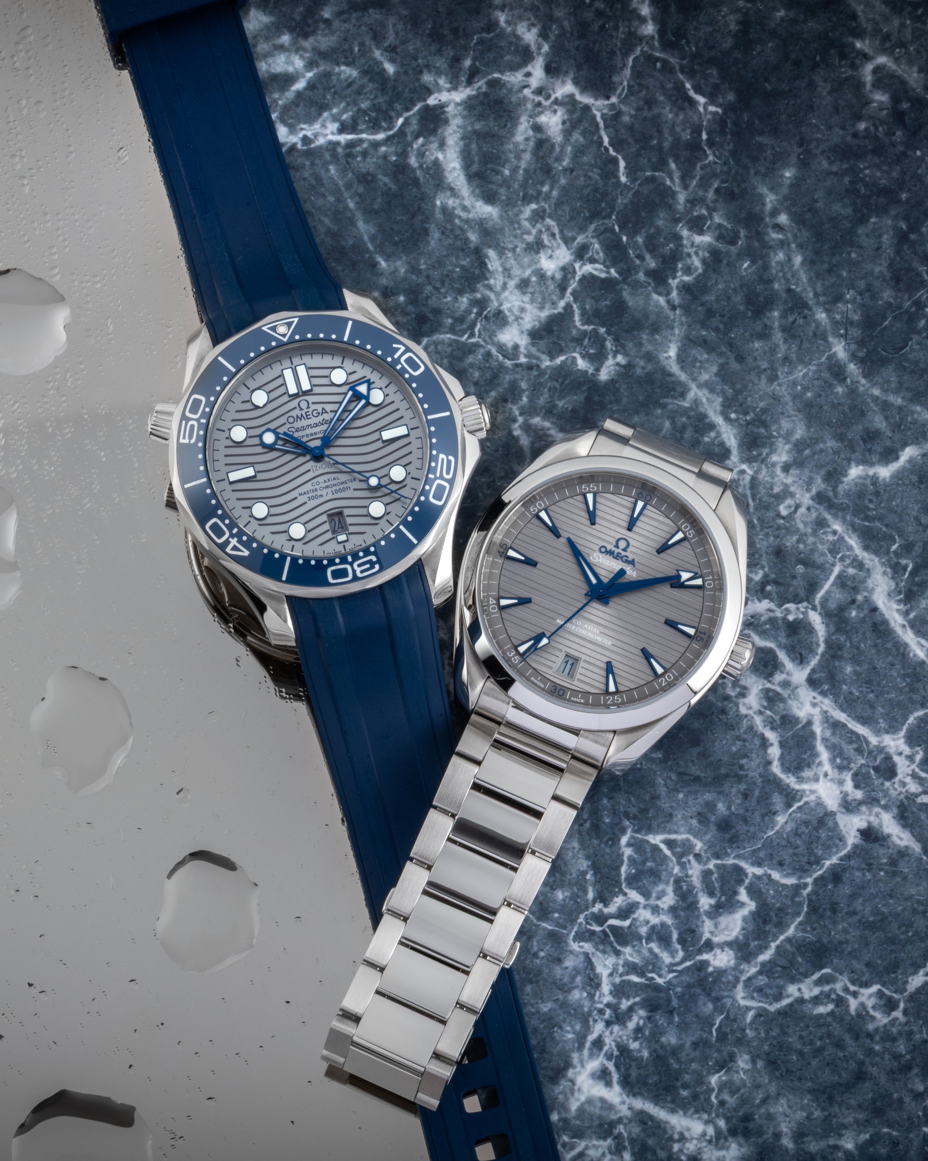 Omega Seamaster und Aqua Terra Uhren Modelle