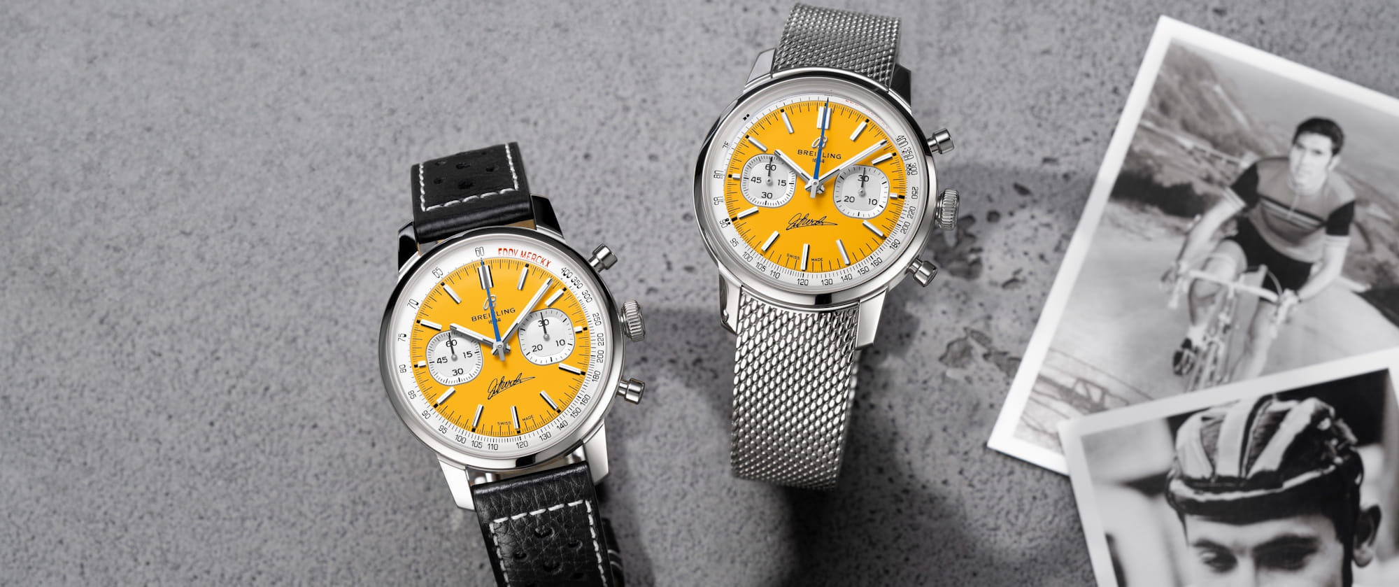 Tour de France: Breitling Tribute to Eddy Merckx, Tissot & Tudor Pro C