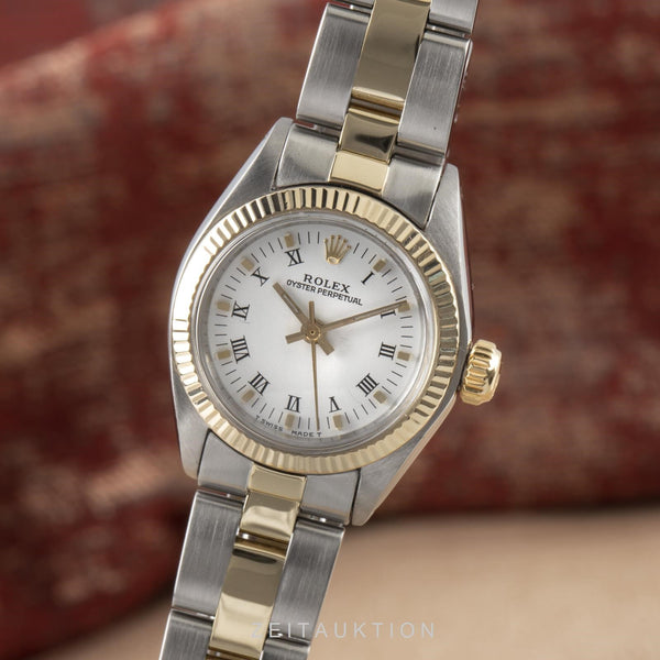 Rolex Oyster Perpetual steel / gold automatic women's watch 6719  [2100106]