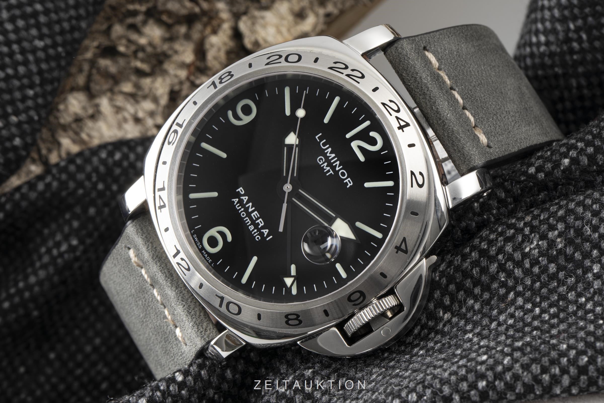 Panerai Luminor GMT acciaio automatismo orologio da uomo OP6505  [2100158]