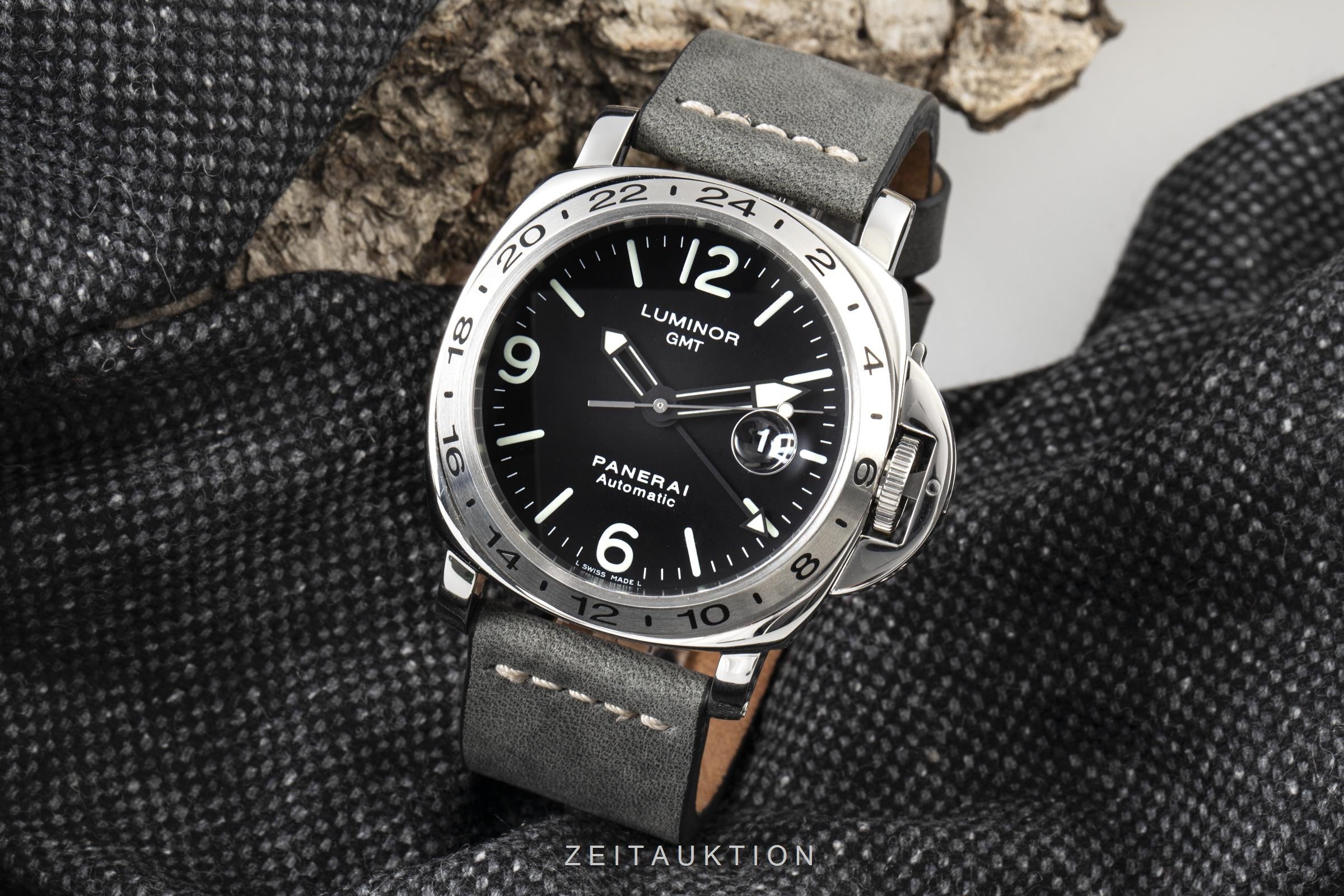 Panerai Luminor GMT acciaio automatismo orologio da uomo OP6505  [2100158]