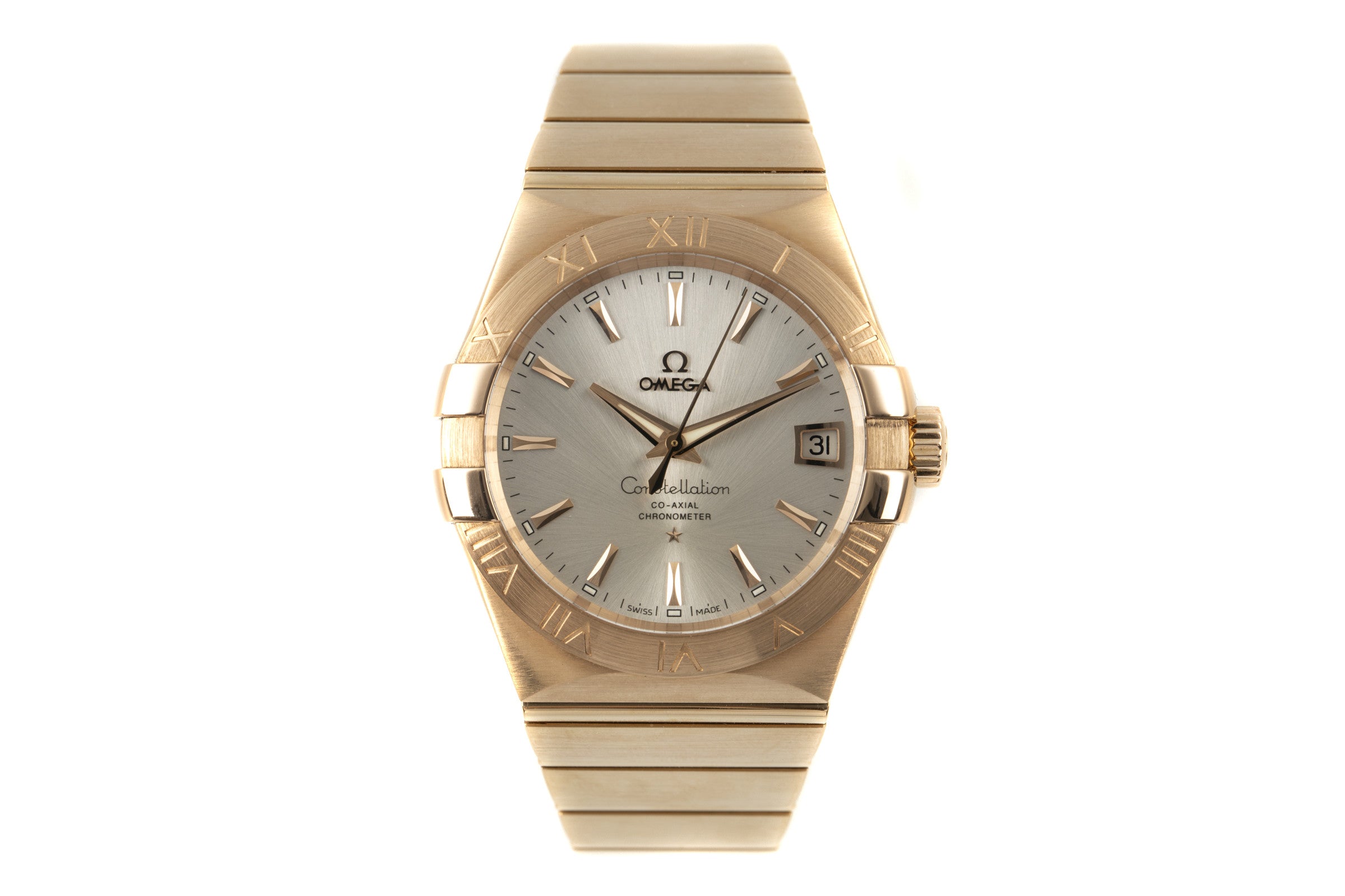 Omega Constellation 18K Gold Co-Axial Herrenuhr 123.50.38.21.02.001 NP: 27095 € [2100196]