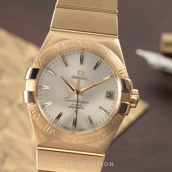 Omega Constellation 18K Gold Co-Axial Herrenuhr 123.50.38.21.02.001 NP: 27095 € [2100196]