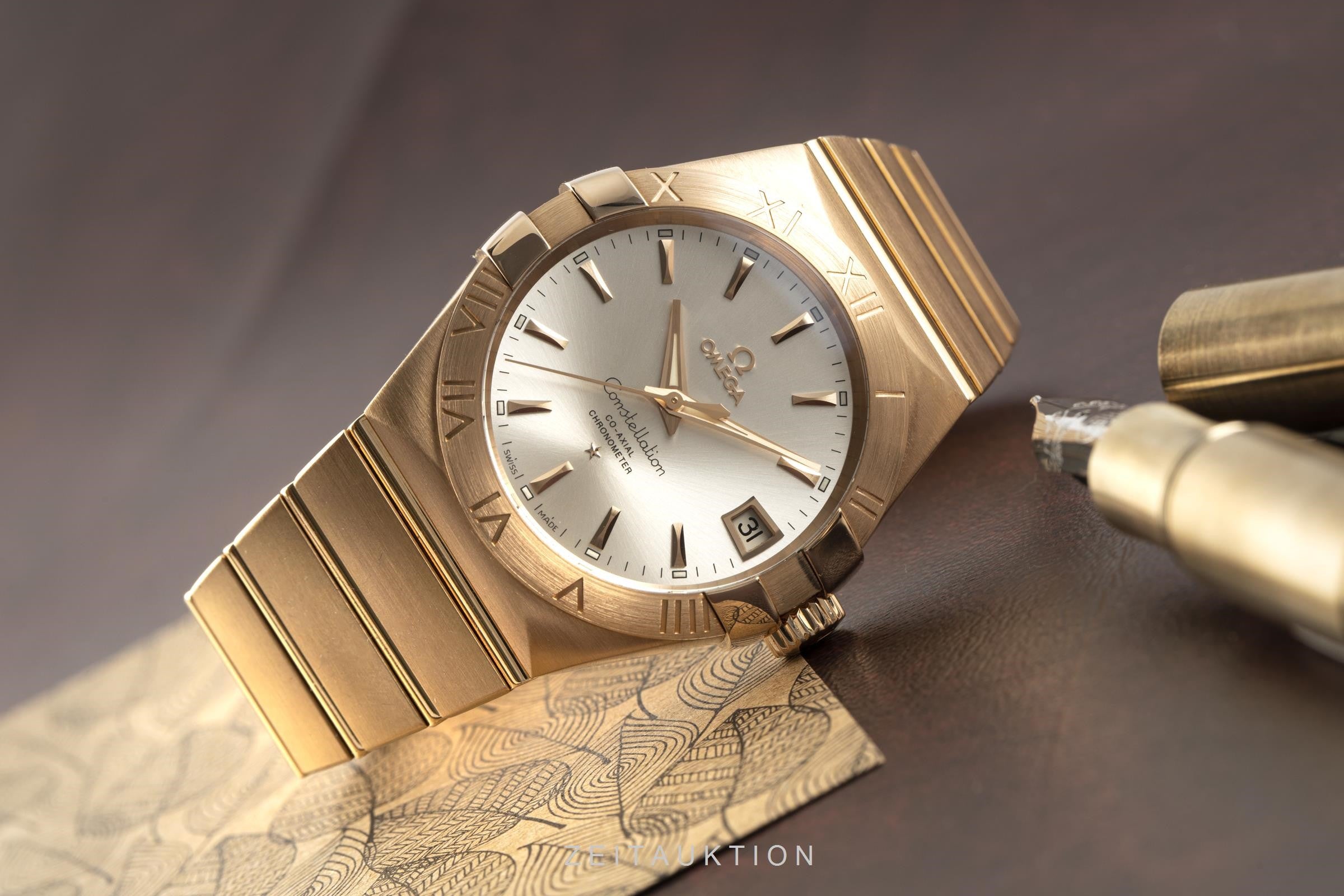 Omega Constellation 18K Gold Co-Axial Herrenuhr 123.50.38.21.02.001 NP: 27095 € [2100196]