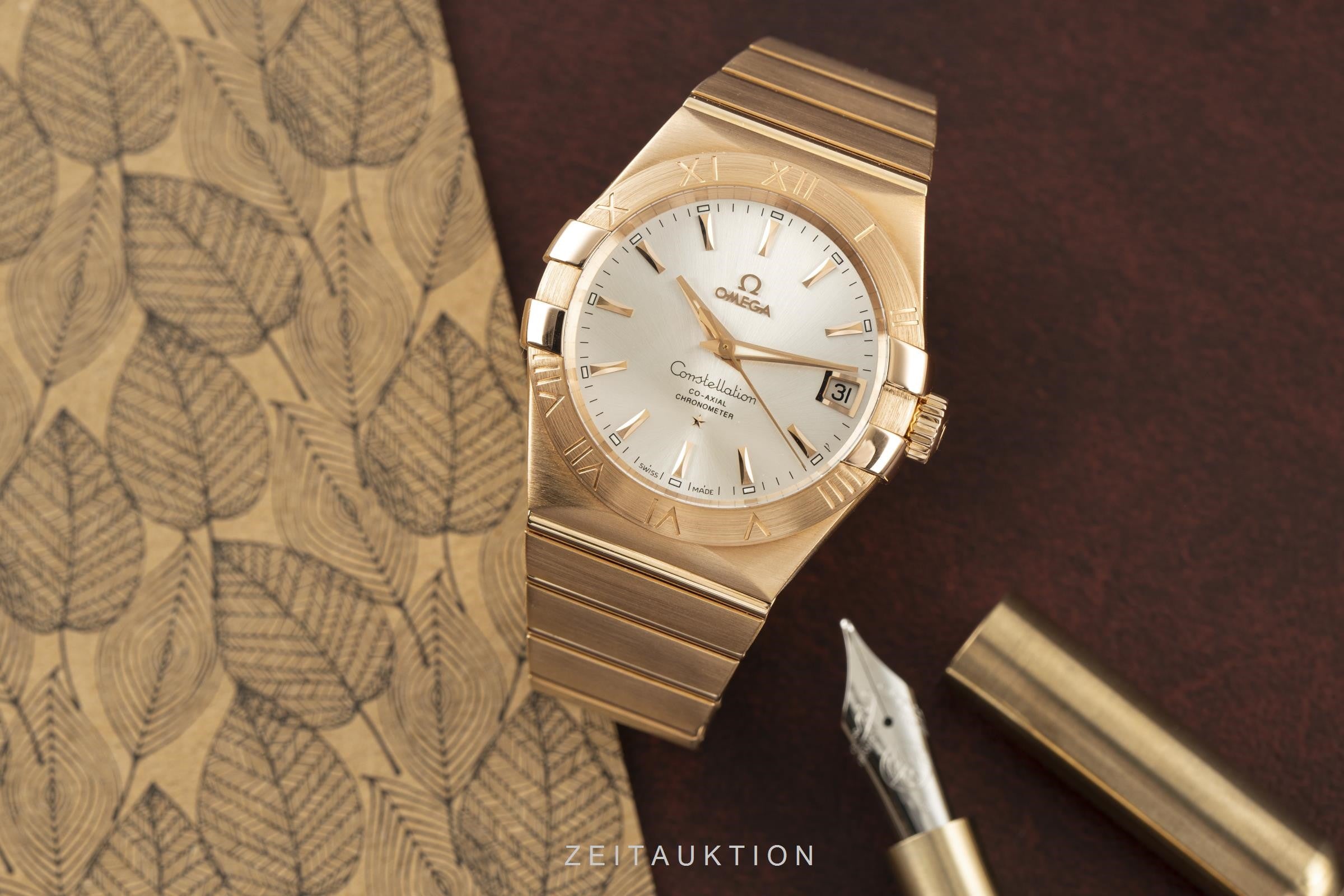 Omega Constellation 18K Gold Co-Axial Herrenuhr 123.50.38.21.02.001 NP: 27095 € [2100196]
