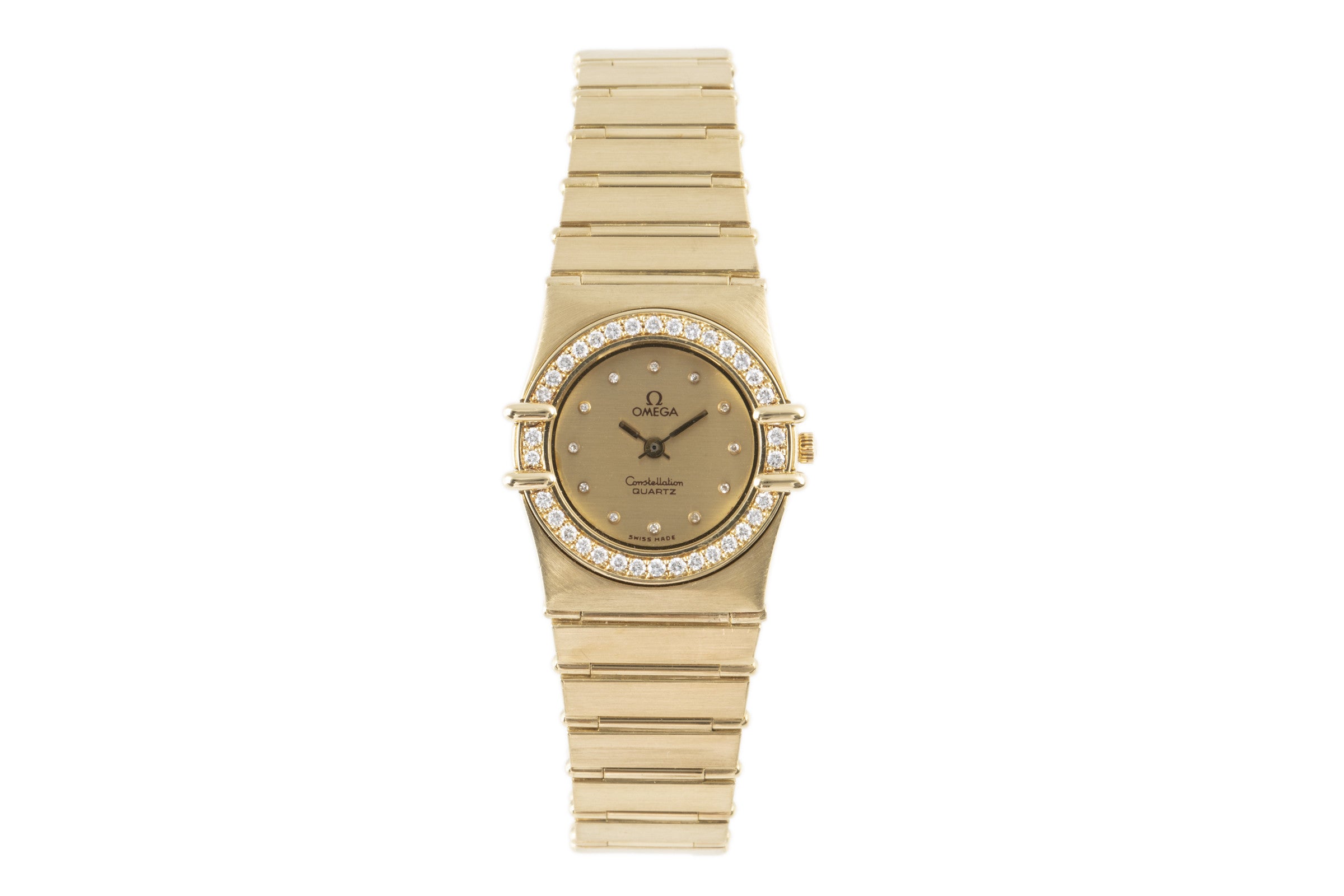 Omega Constellation 18 ct gold quartz women's watch 695.001  [2100422]