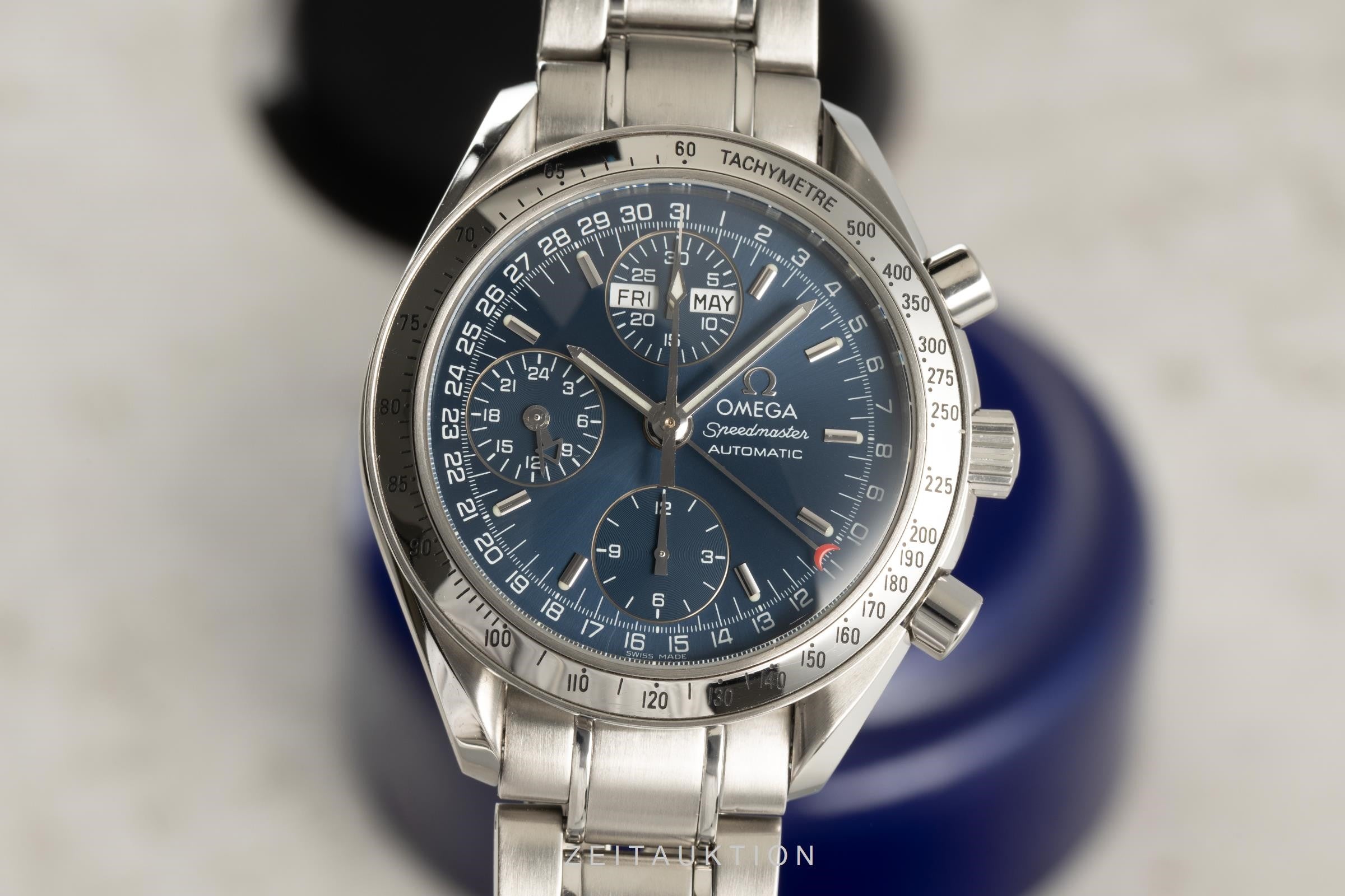 Omega Speedmaster chronograph steel automatic men's watch 175.0084, 3523.80.00  [2100506]