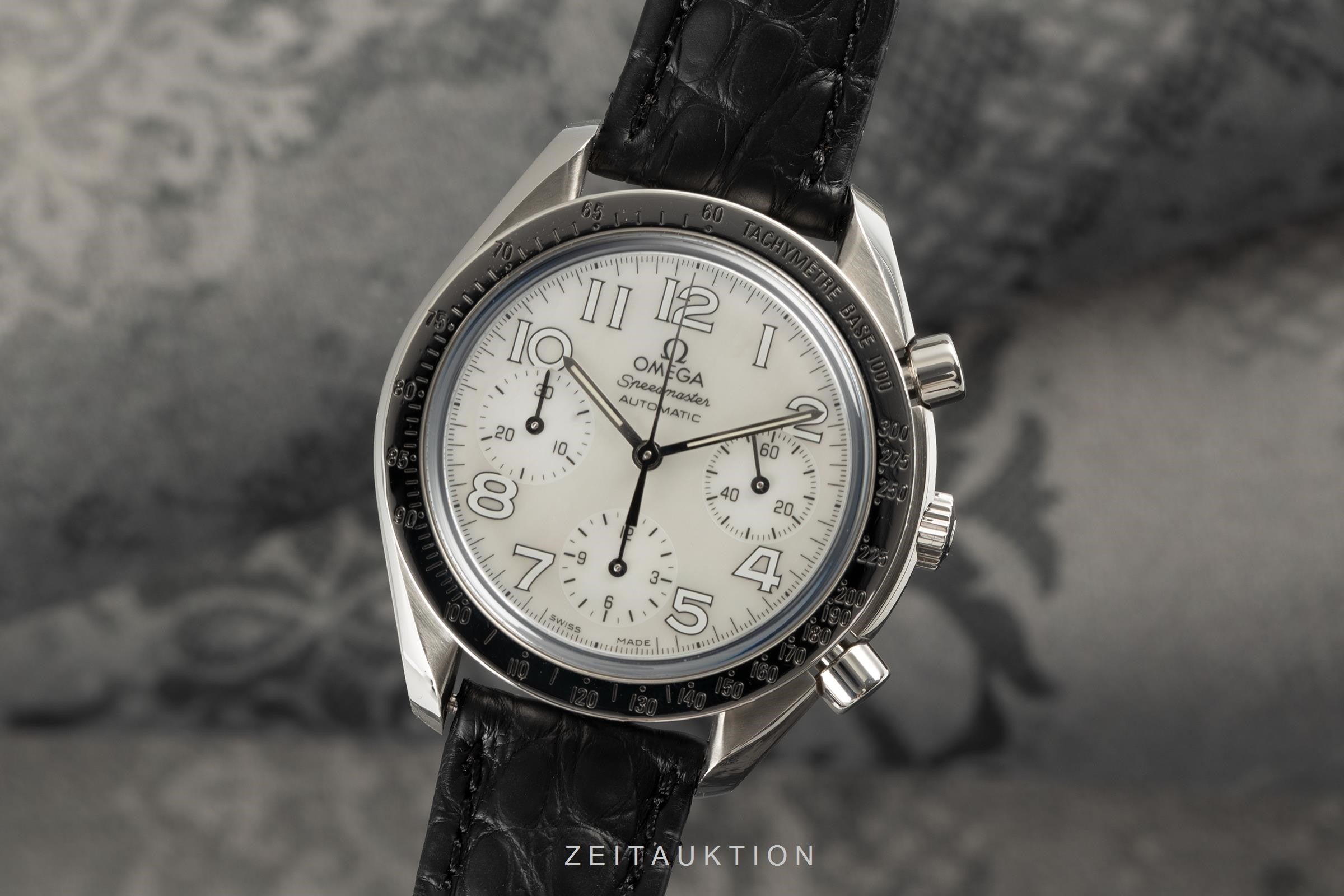Omega Speedmaster chronograph steel automatic men's watch 3834.70.36, 175.0042  [2100597]