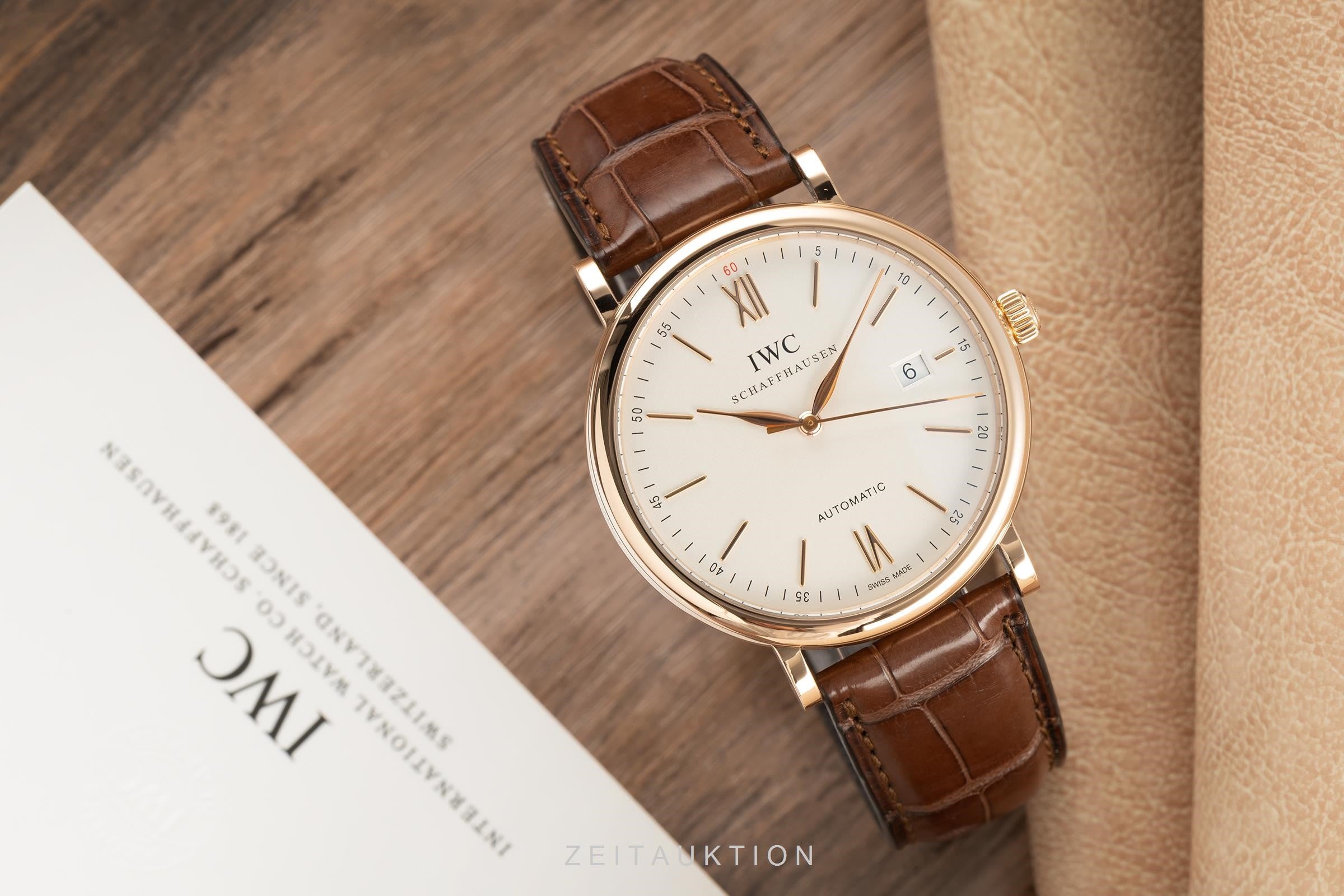 IWC Portofino oro de 18 quilates automático reloj para caballeros IW356504, 3565 LP: 12300EUR  [2101406]