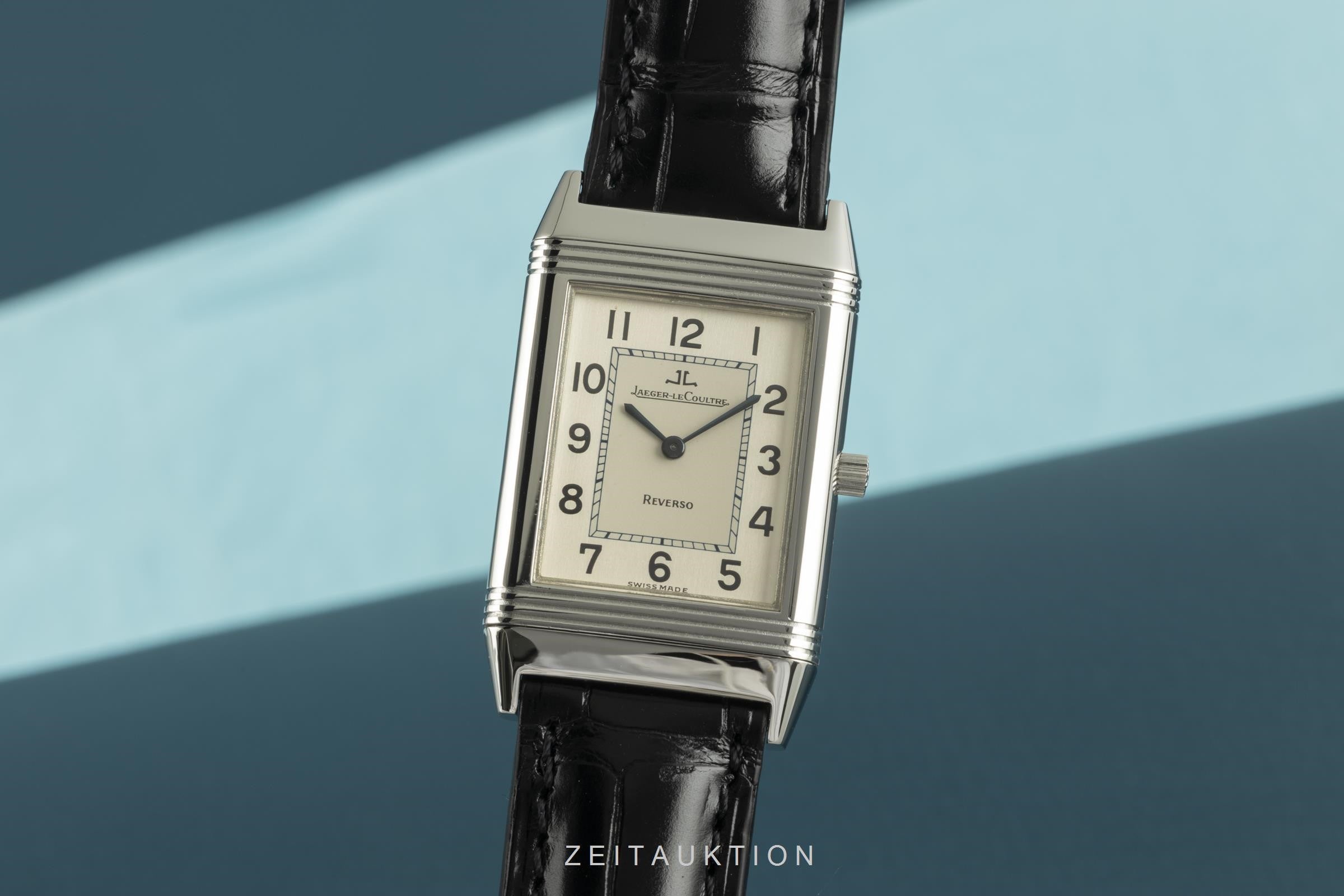 Jaeger LeCoultre Reverso acero cuerda manual reloj para caballeros 250.8.86  [2101431]