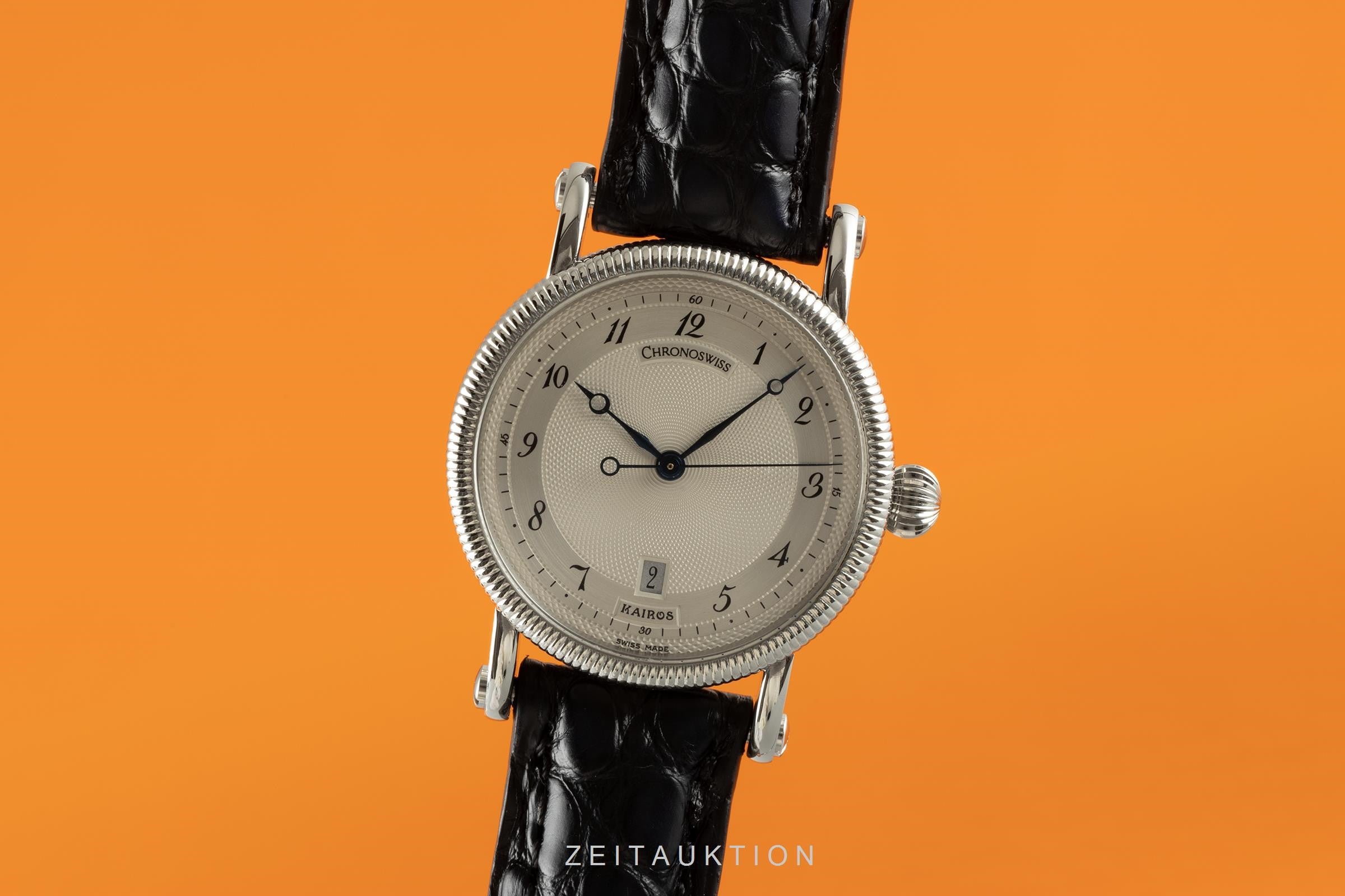 Chronoswiss Kairos Automatik Edelstahl Damenuhr Glasboden Ref. CH2023 Klassiker [2101592]