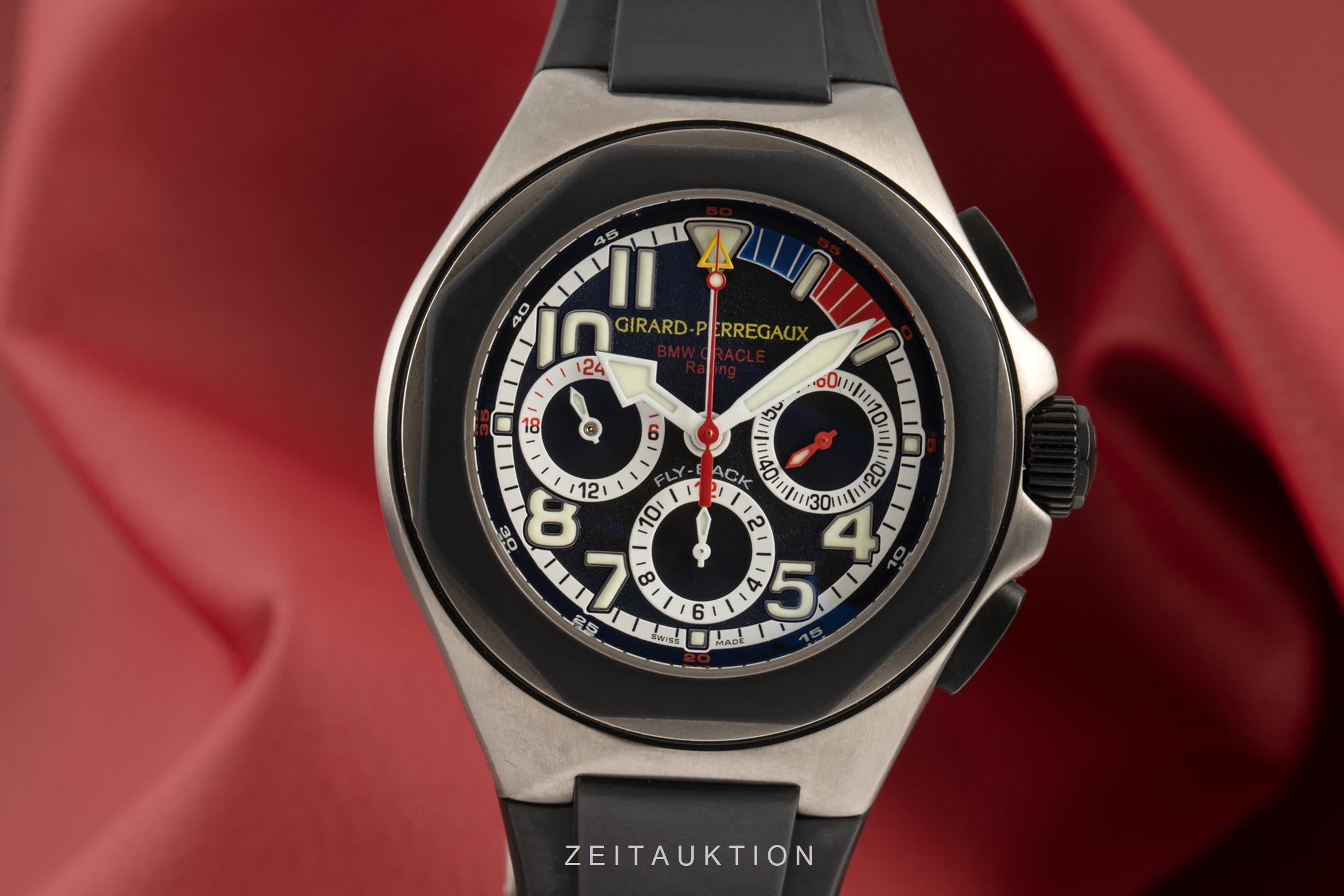 Girard Perregaux BMW Oracle Racing cronógrafo titanio automático reloj para caballeros 80175-28-651 Limited  [2101700]