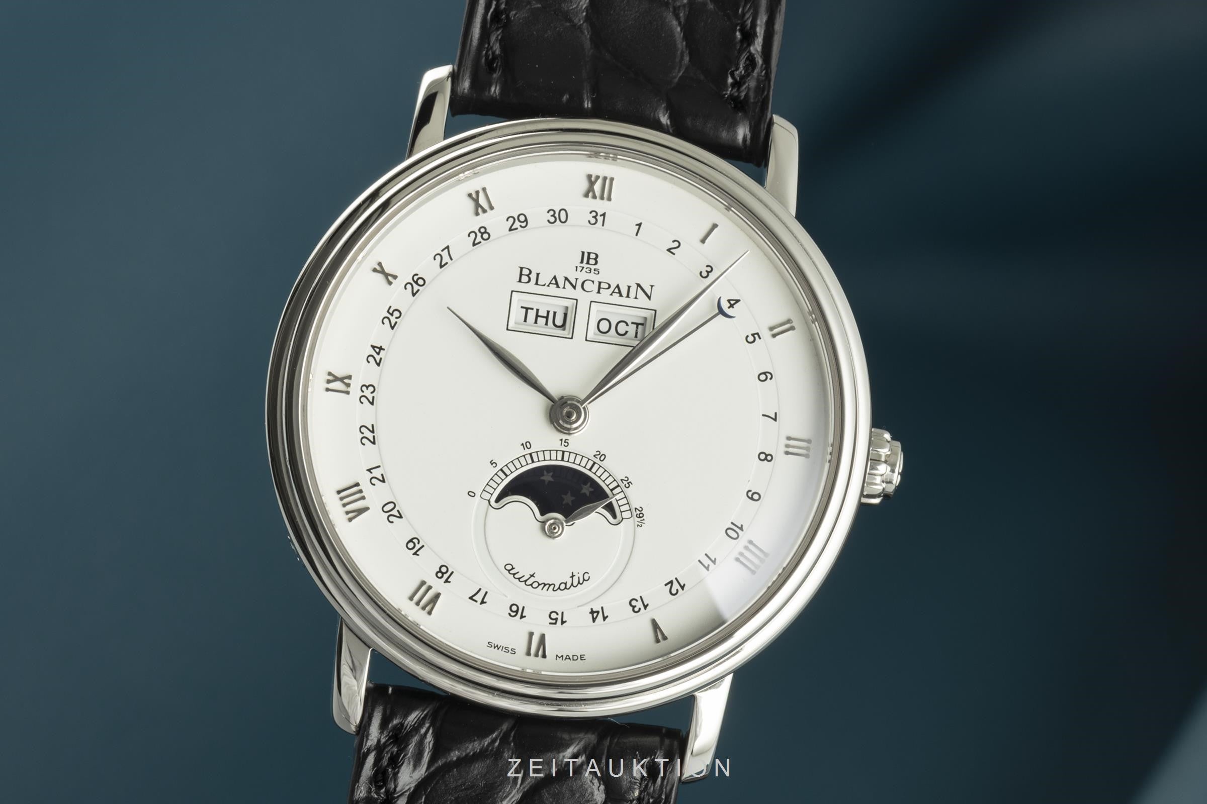 Blancpain Villeret steel automatic men's watch 6263  [2101893]