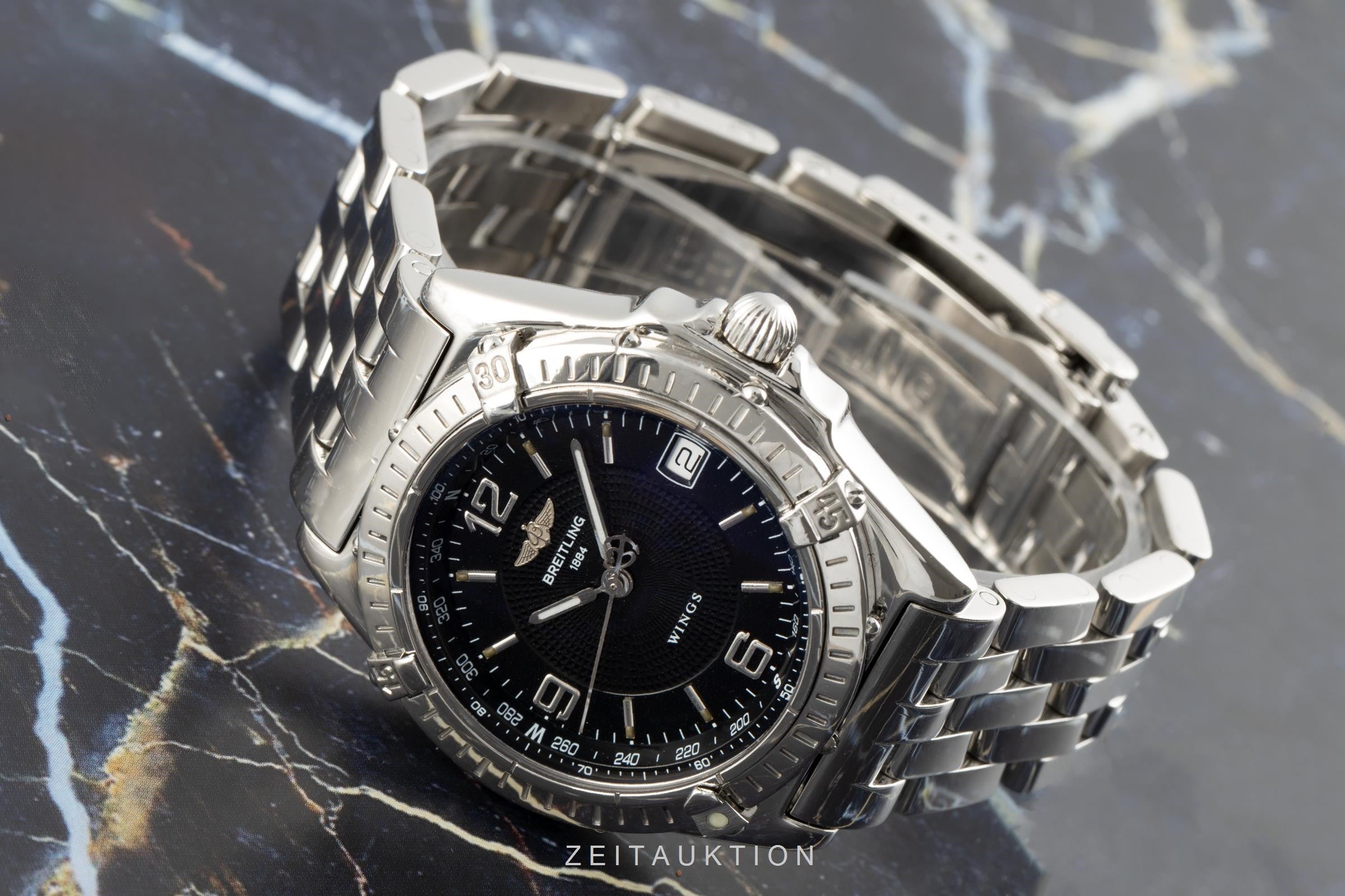 Breitling Windrider Wings Automatik Datum Edelstahl Herrenuhr Ref. A10050 [2101903]