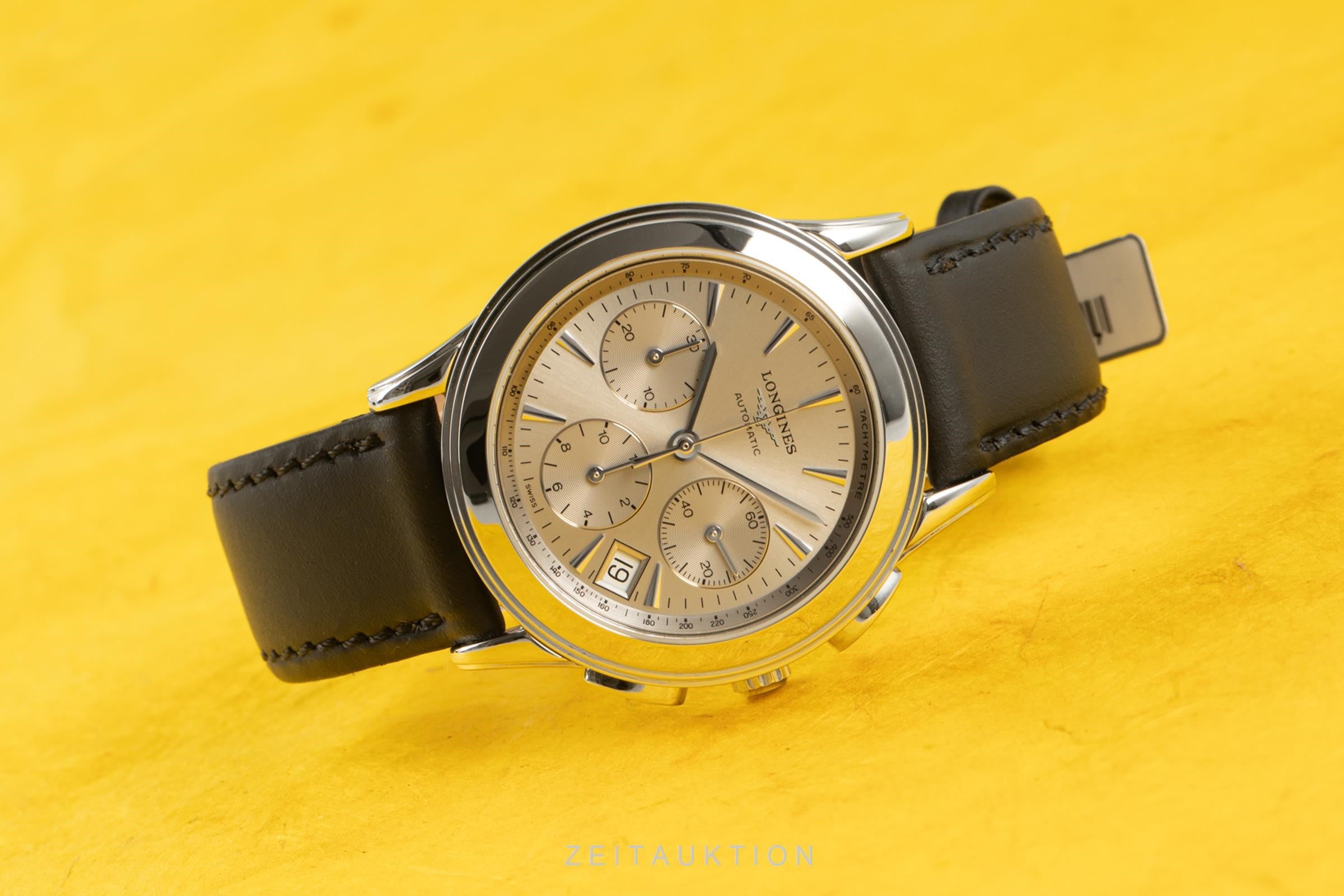 Longines Flagship chronograph steel automatic men's watch L4.718.4.72.6  [2102035]