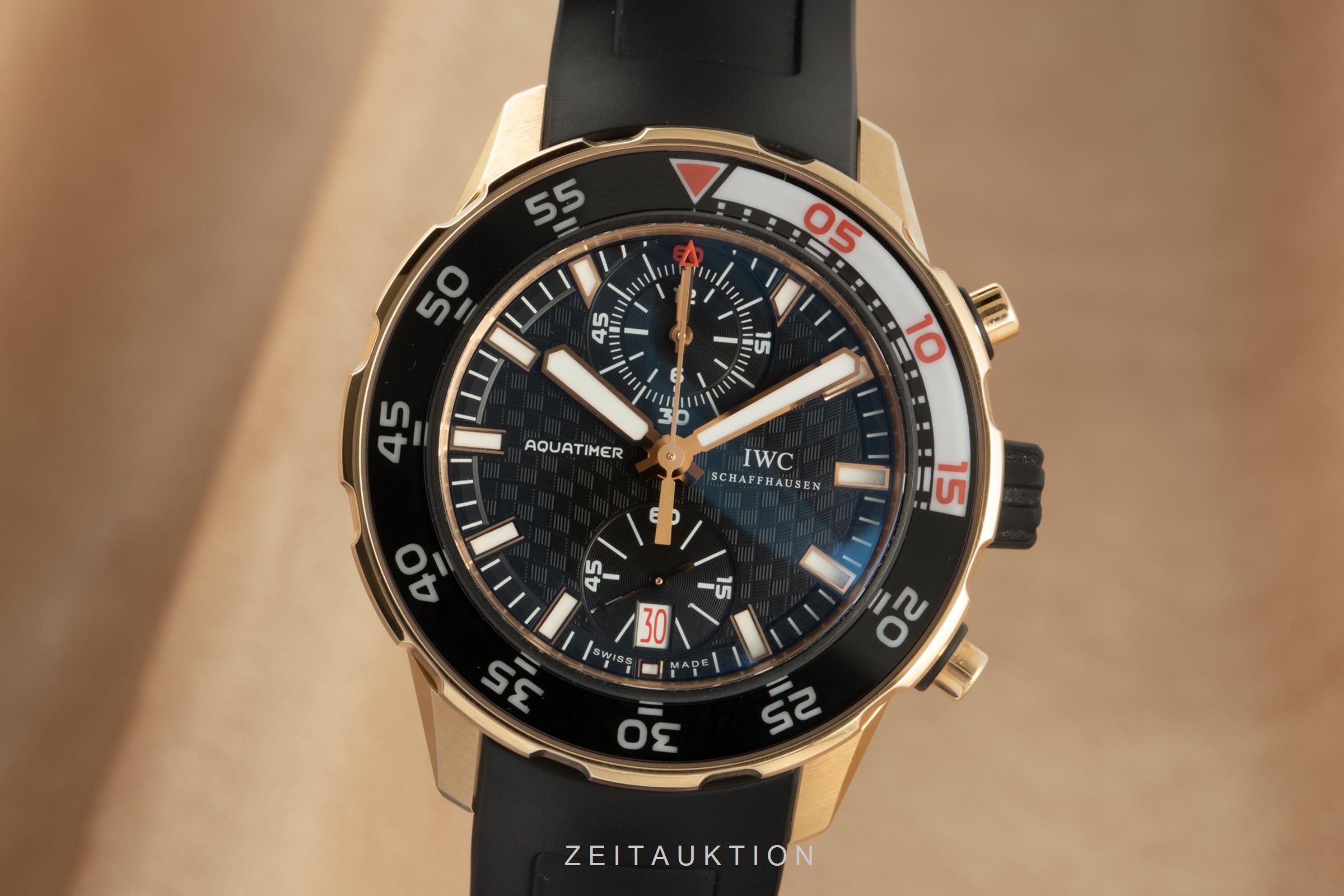IWC Aquatimer cronografo oro 18 ct automatismo orologio da uomo IW376905   [2102116]