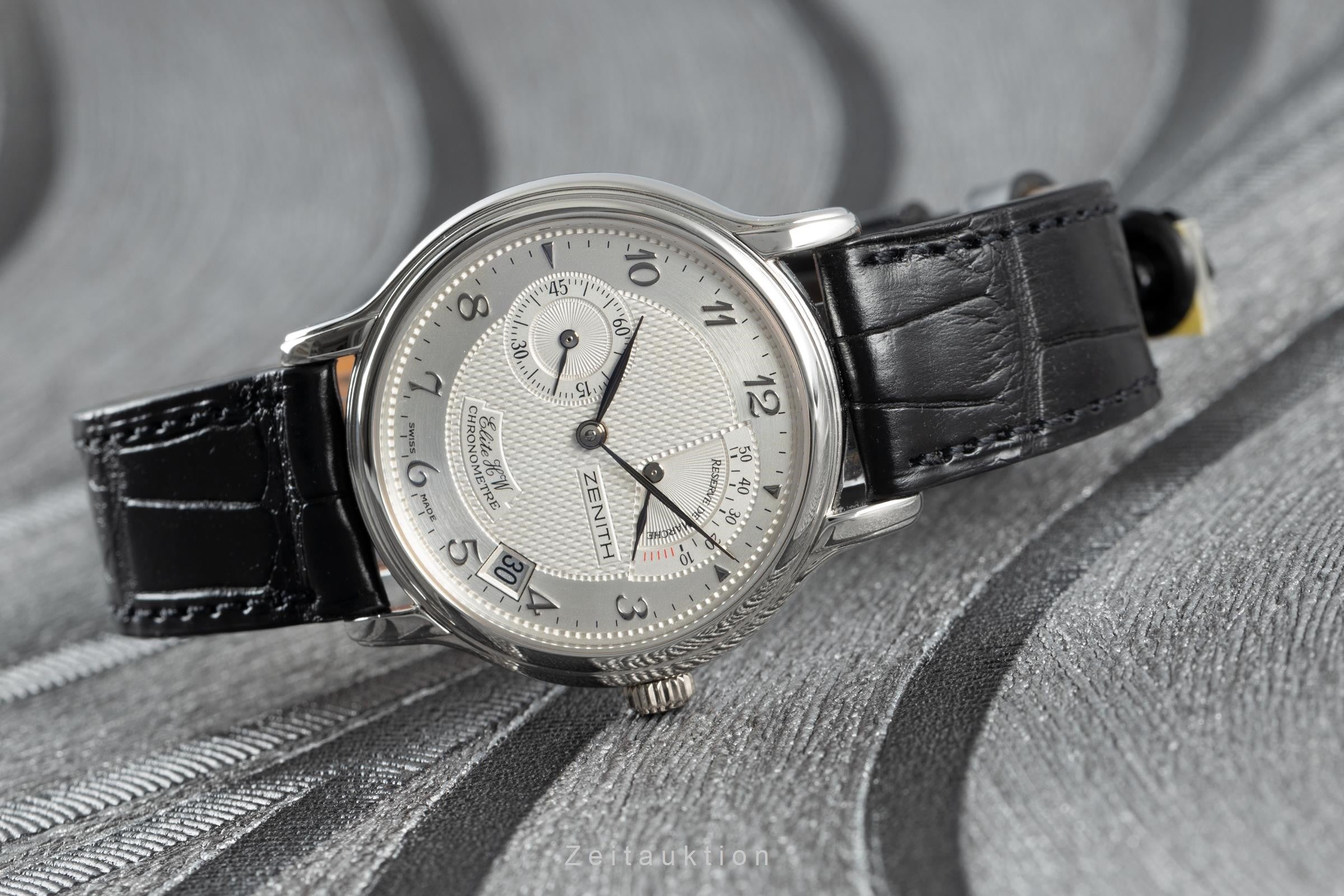 Zenith Elite platino carica manuale orologio da uomo 39.0240.655/01  [2102164]