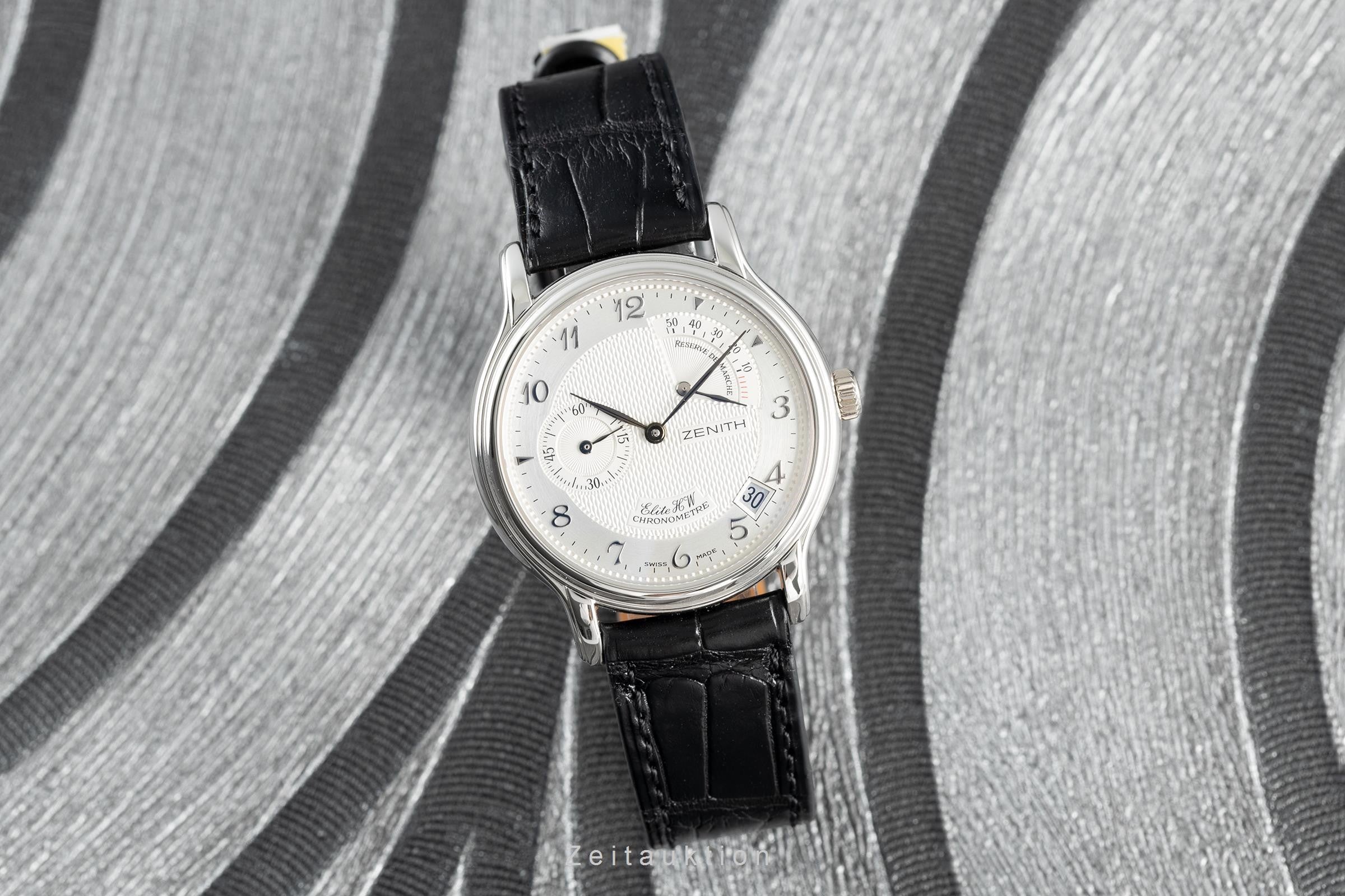 Zenith Elite platino carica manuale orologio da uomo 39.0240.655/01  [2102164]