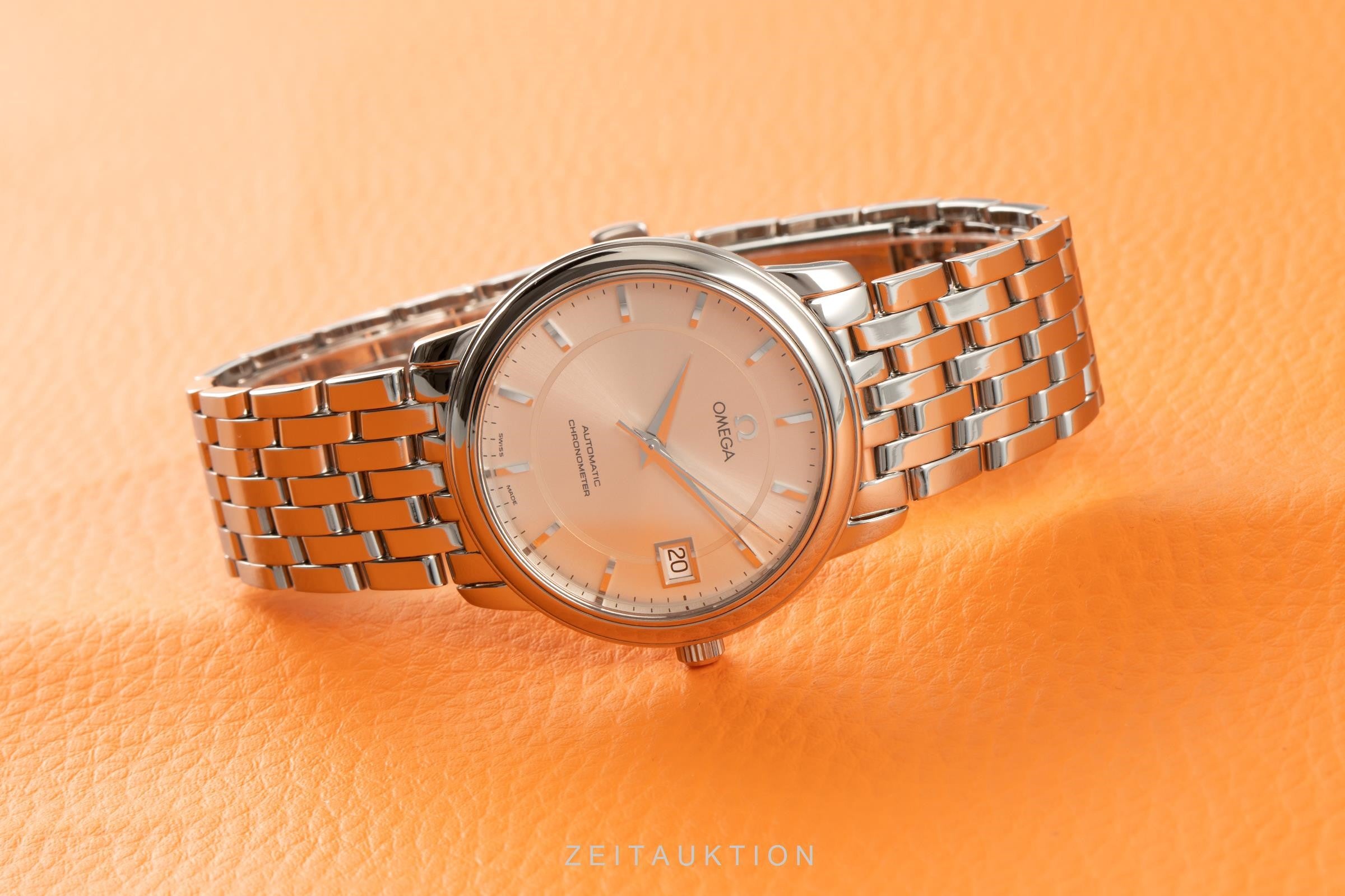 Omega De Ville acier automatique montre pour hommes 4500.31.00, 168.1050, 368.1050  [2102200]