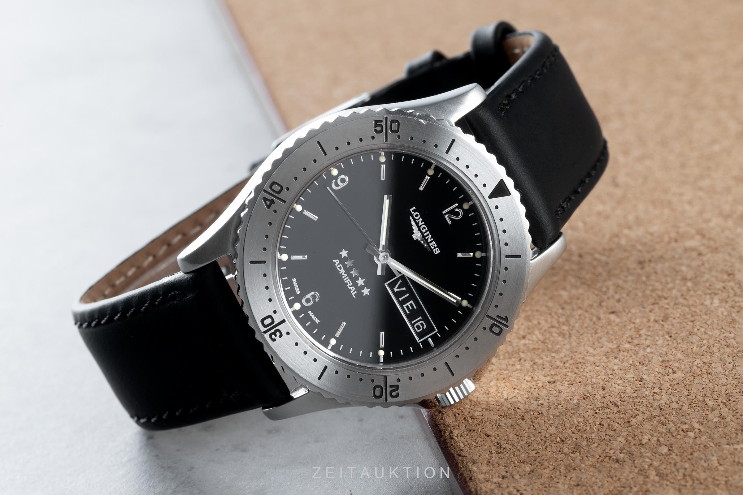 Longines Admiral 5 Star Diver Day-Date Automatik Edelstahl Herrenuhr Ref. 7404  [2102204]