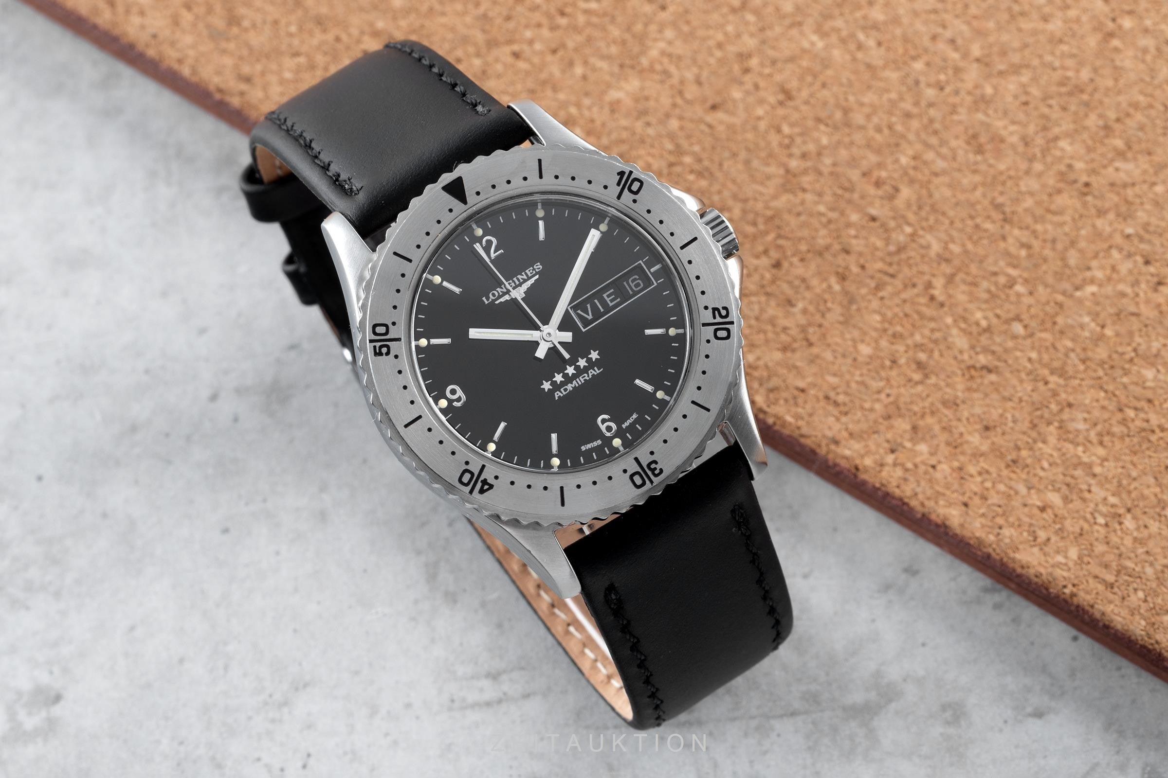 Longines Admiral 5 Star Diver Day-Date Automatik Edelstahl Herrenuhr Ref. 7404  [2102204]