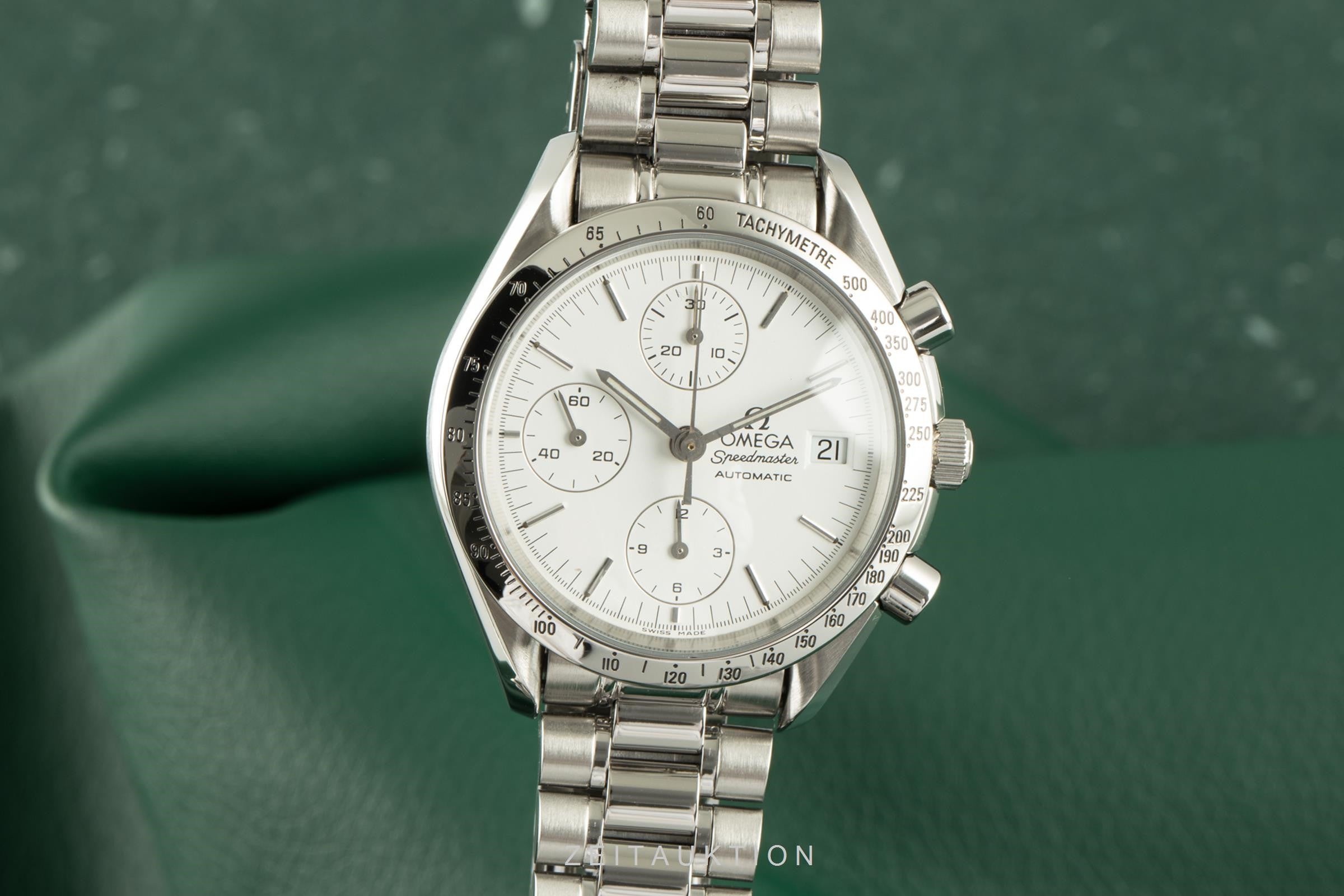 Omega Speedmaster Date chronograph steel automatic men's watch 175.0043, 375.0043, 3511.20.00  [2102221]