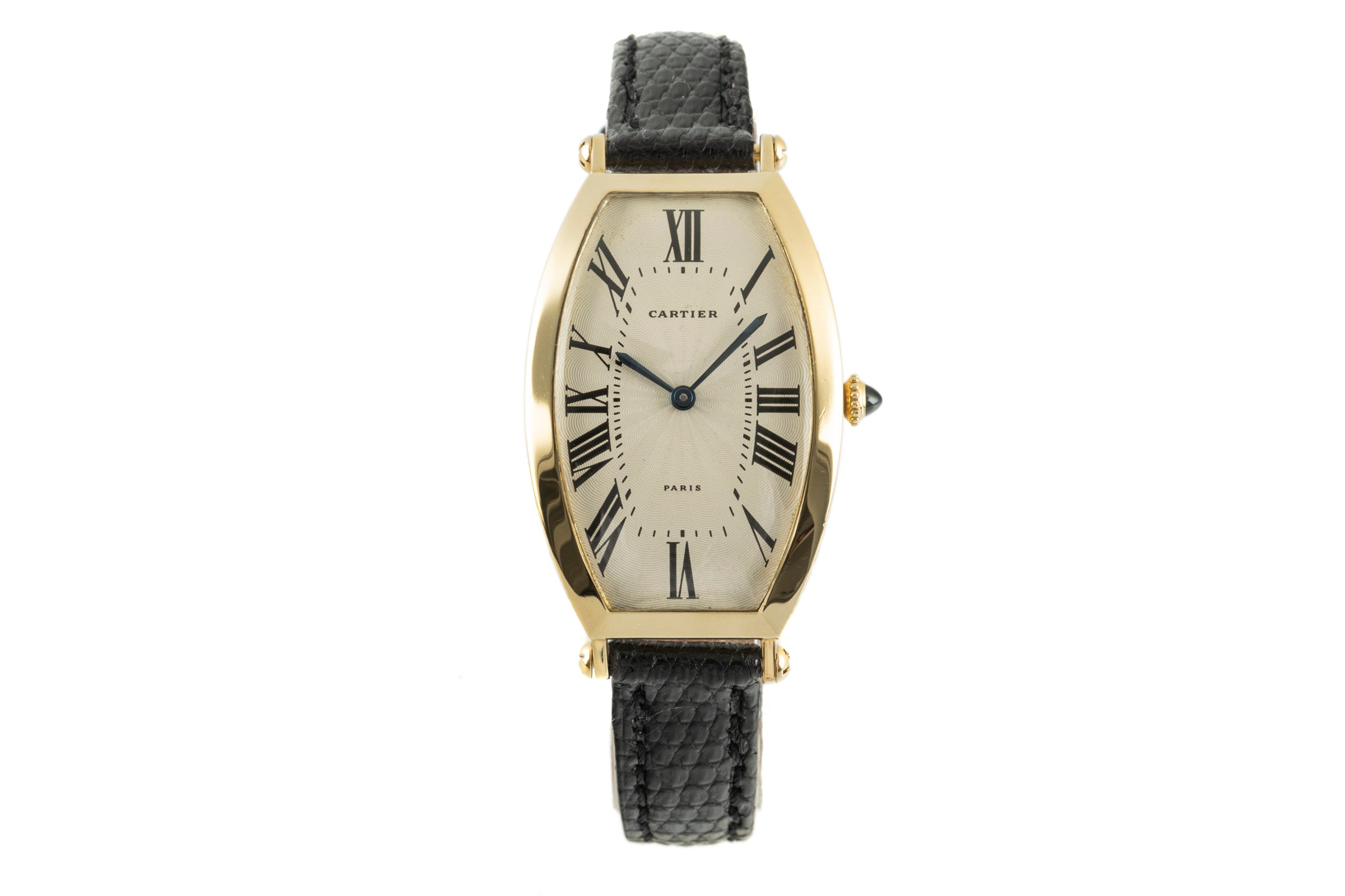 Cartier Tonneau or 18 ct à remontage manuel montre pour femmes 594-91  [2102273]