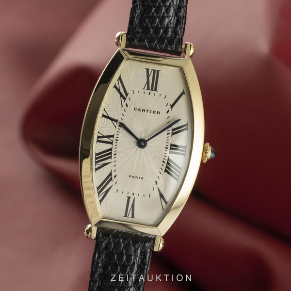 Cartier Tonneau or 18 ct à remontage manuel montre pour femmes 594-91  [2102273]