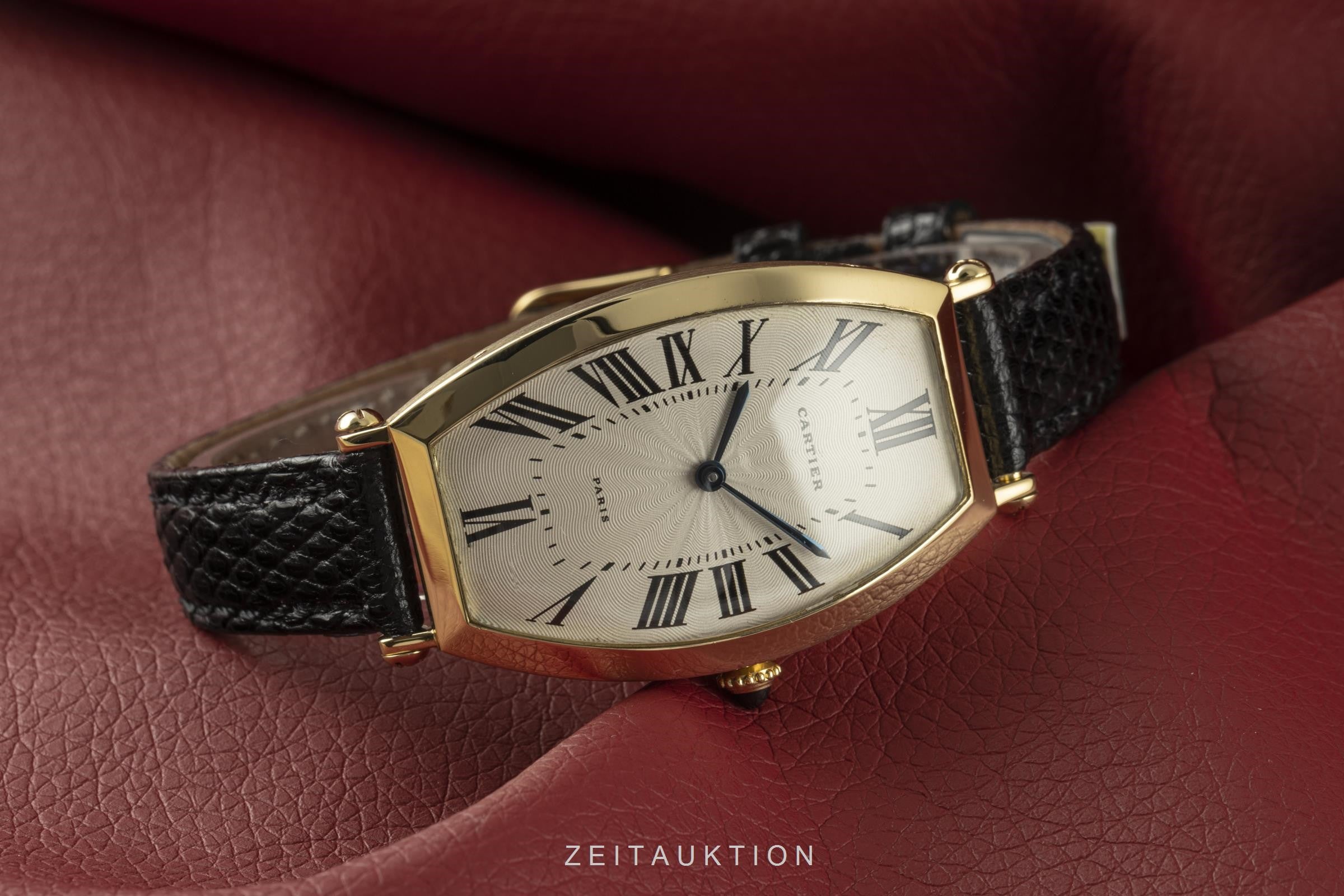 Cartier Tonneau or 18 ct à remontage manuel montre pour femmes 594-91  [2102273]