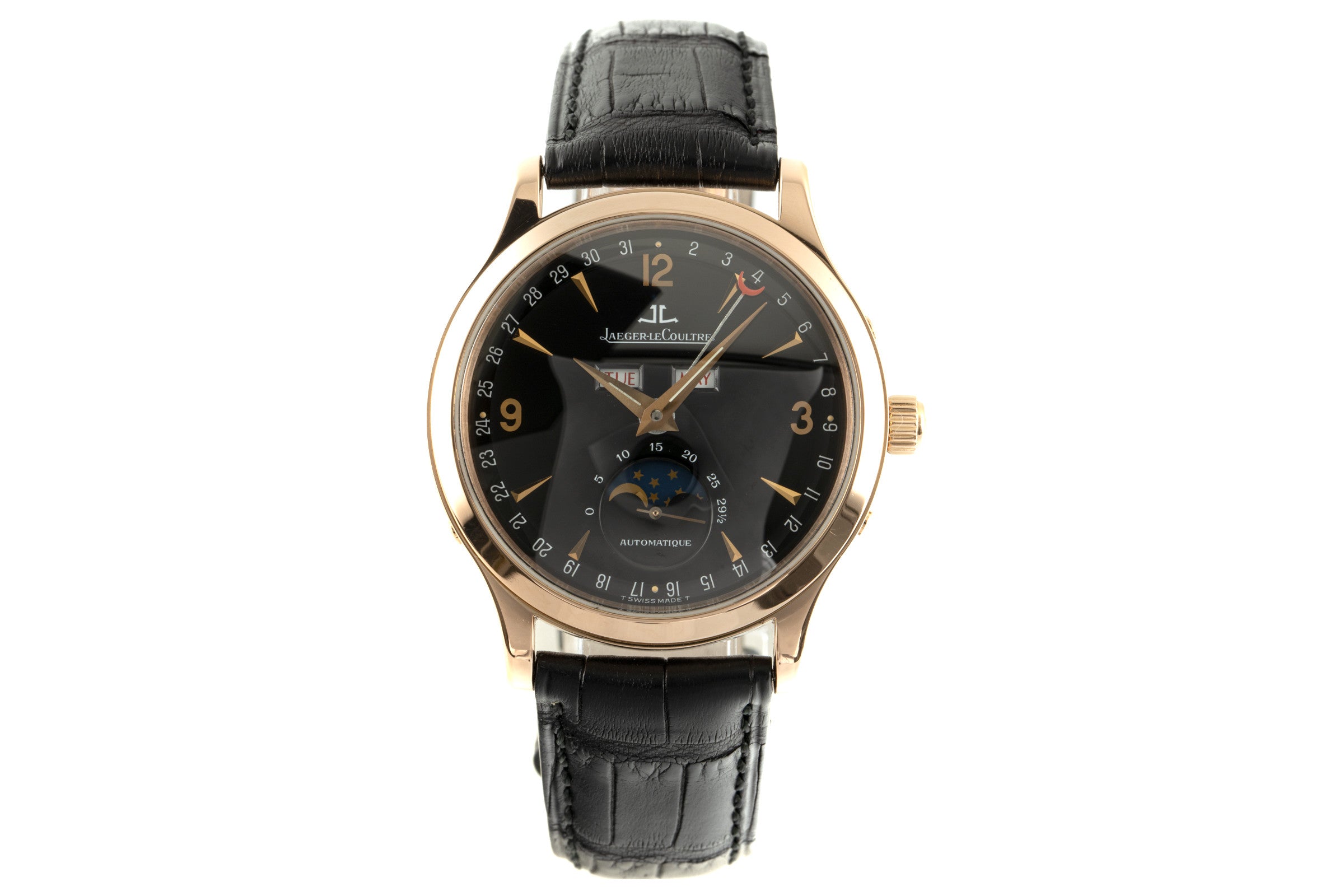 Jaeger LeCoultre Master Control oro 18 ct automatismo orologio da uomo 140.2.98.S  [2102277]