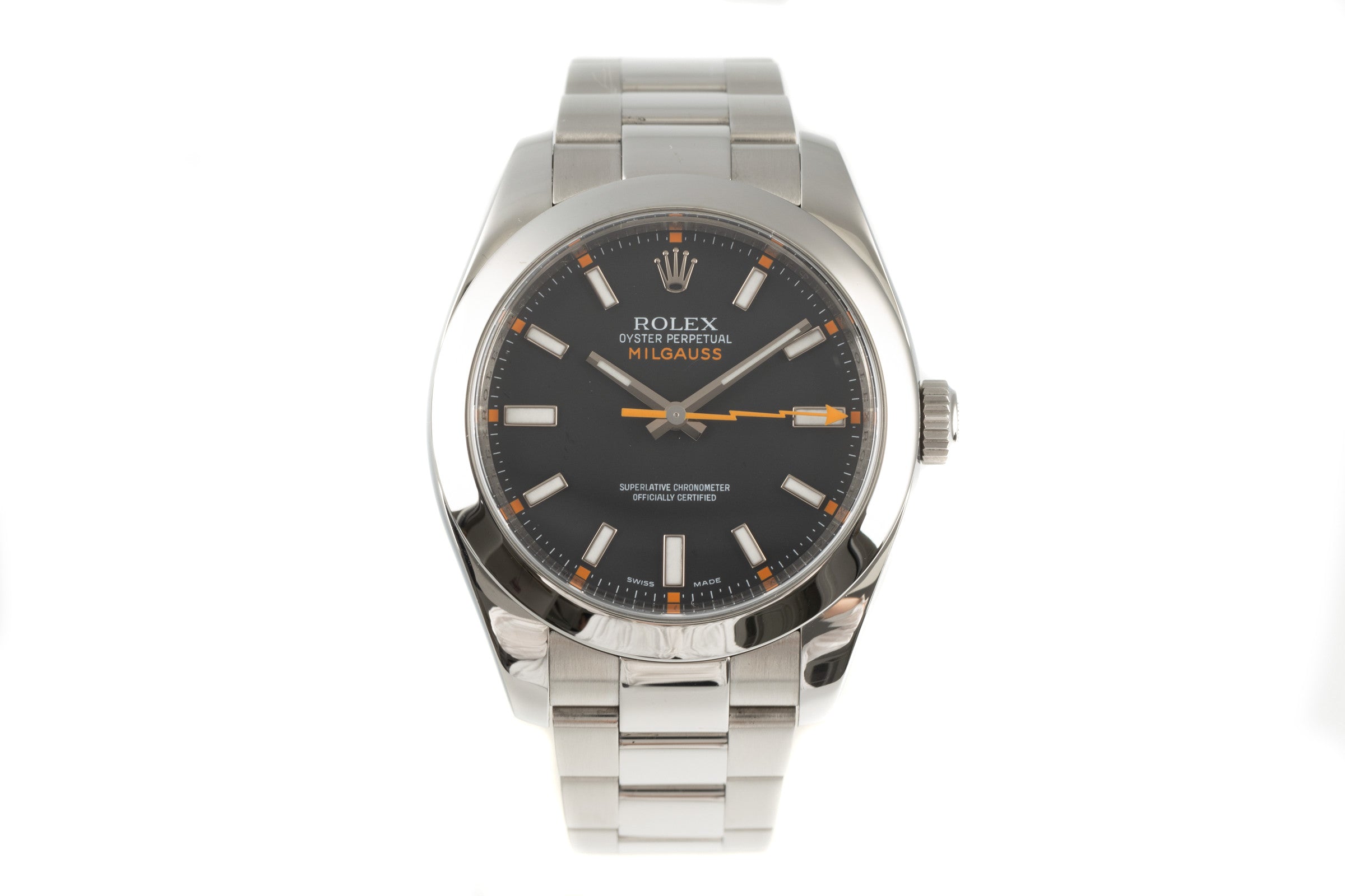 Rolex Milgauss acciaio automatismo orologio da uomo 116400  [2102362]