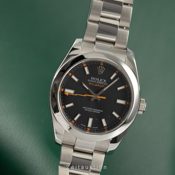 Rolex Milgauss acciaio automatismo orologio da uomo 116400  [2102362]
