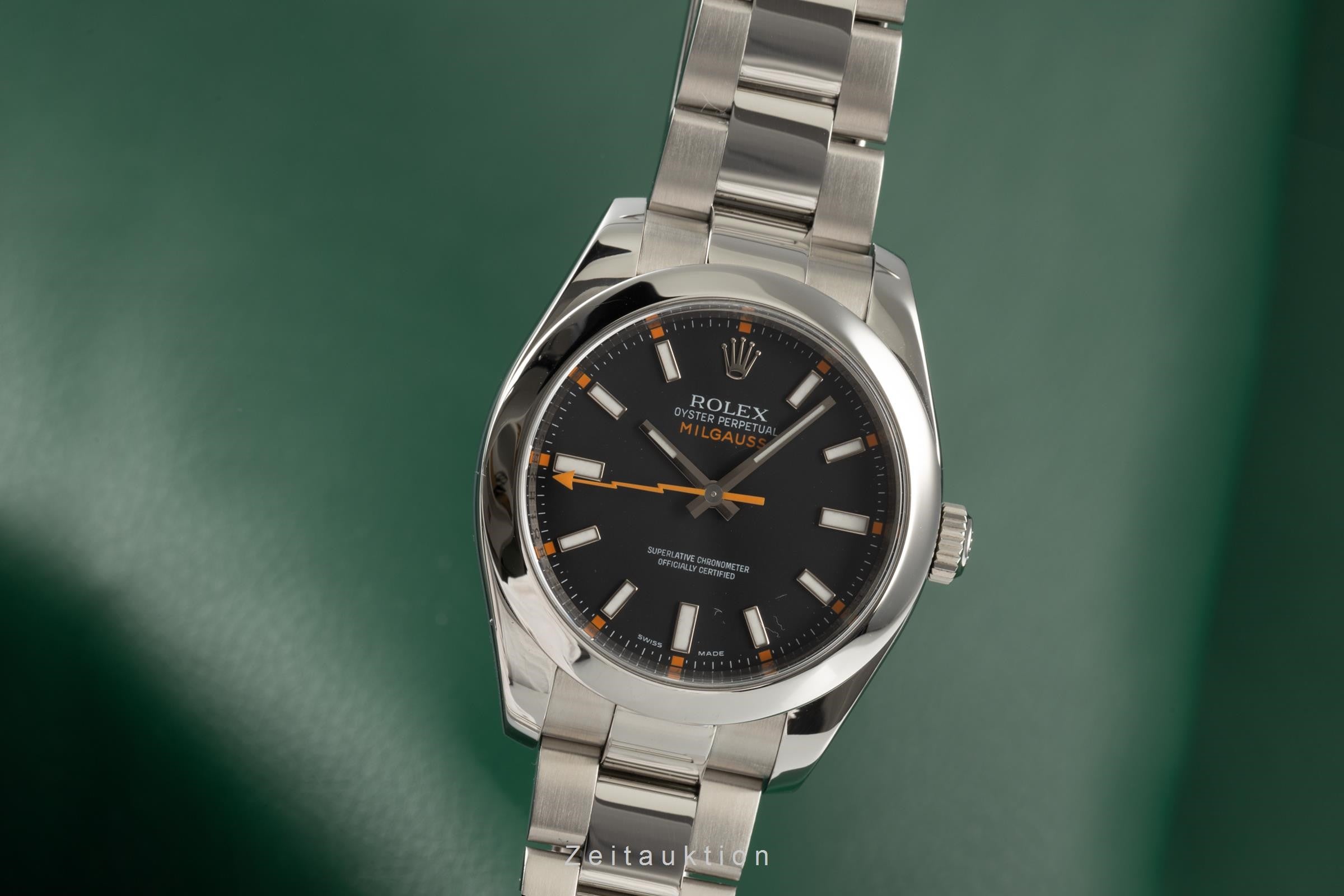 Rolex Milgauss acero automático reloj para caballeros 116400  [2102362]