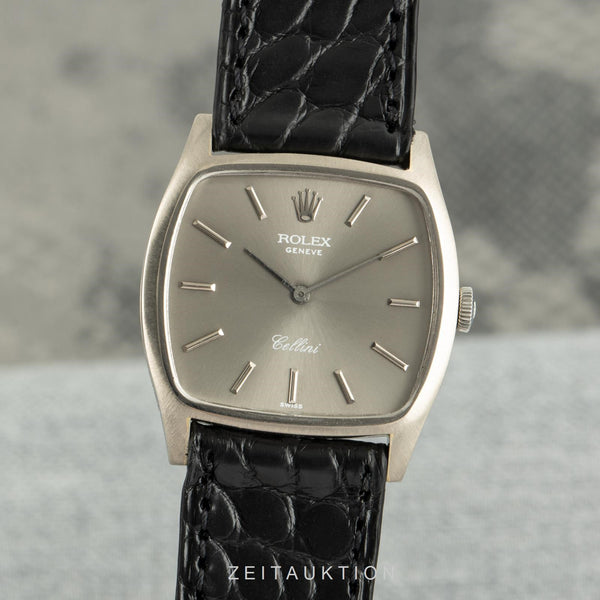 Rolex Cellini 18 ct white gold manual winding men's watch 3805 Vintage  [2102455]