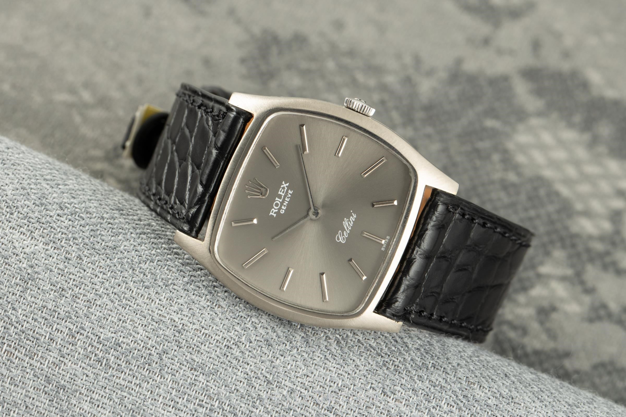 Rolex Cellini oro bianco 18 ct carica manuale Kal. 1600 Ref. 3805 VINTAGE |  2102455