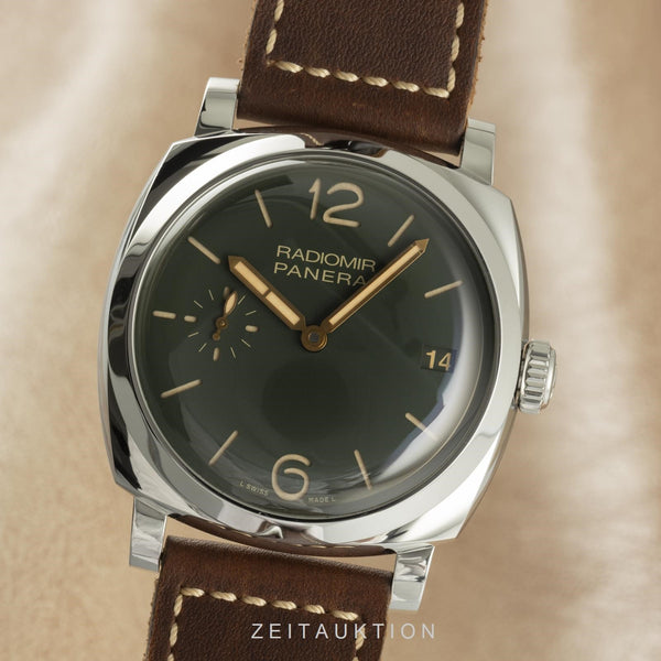 Panerai Radiomir acero cuerda manual reloj para caballeros PAM00736 LP: 8900EUR Limited  [2102488]