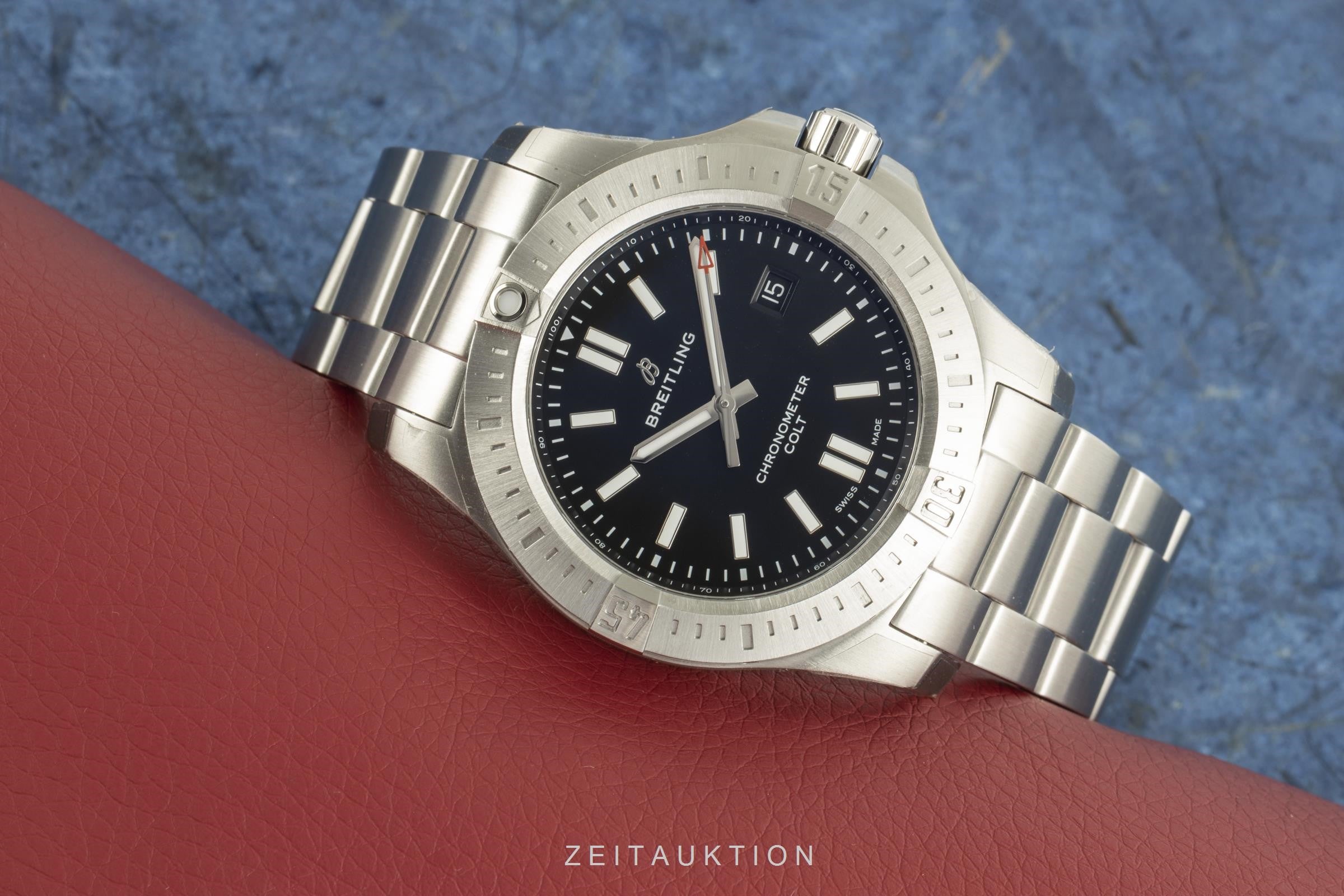 Breitling Colt steel automatic men's watch A17388 LP: 3250EUR  [2102535]