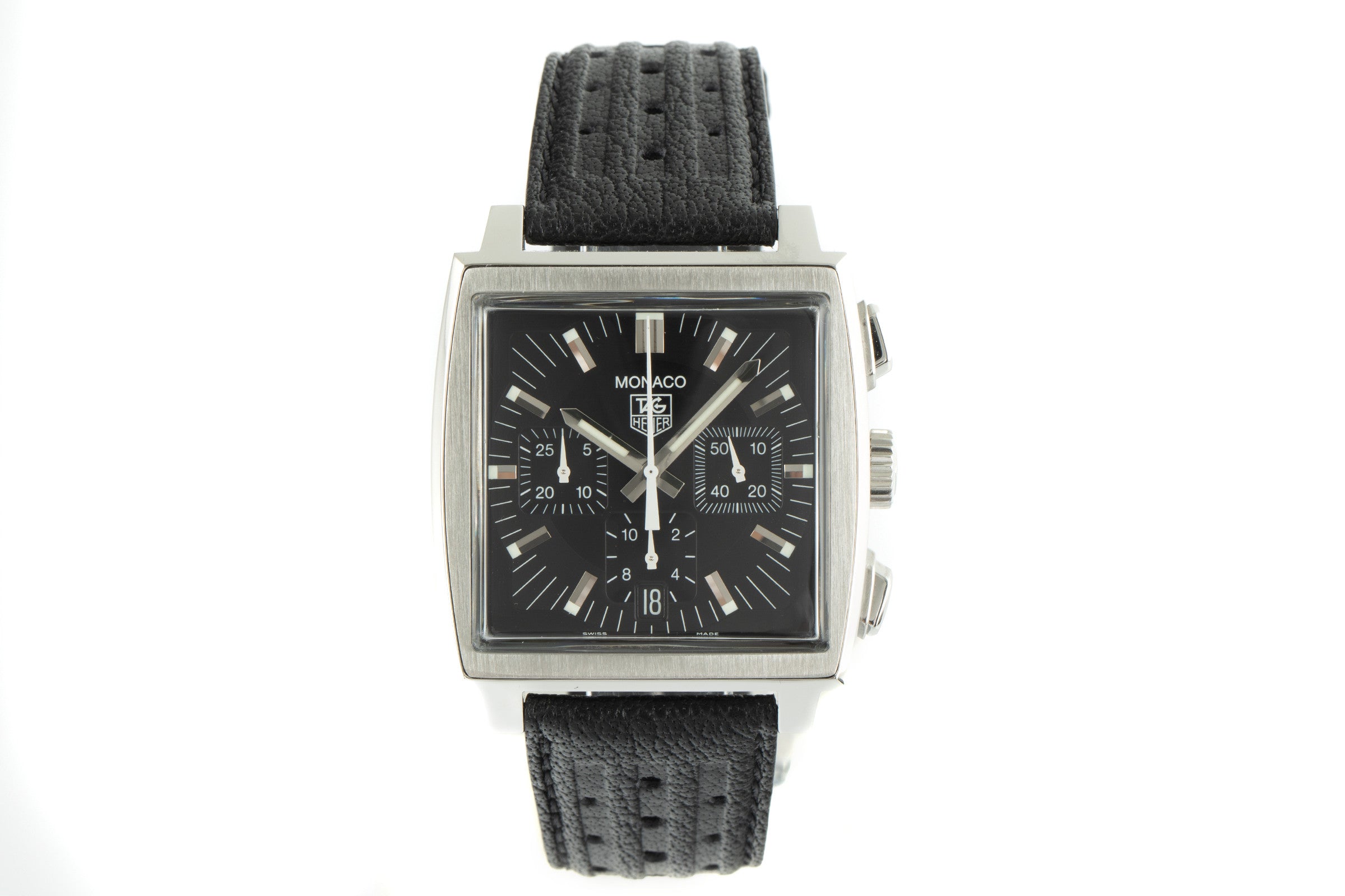 Tag Heuer Monaco cronógrafo acero automático reloj para caballeros CW2111-0  [2102567]