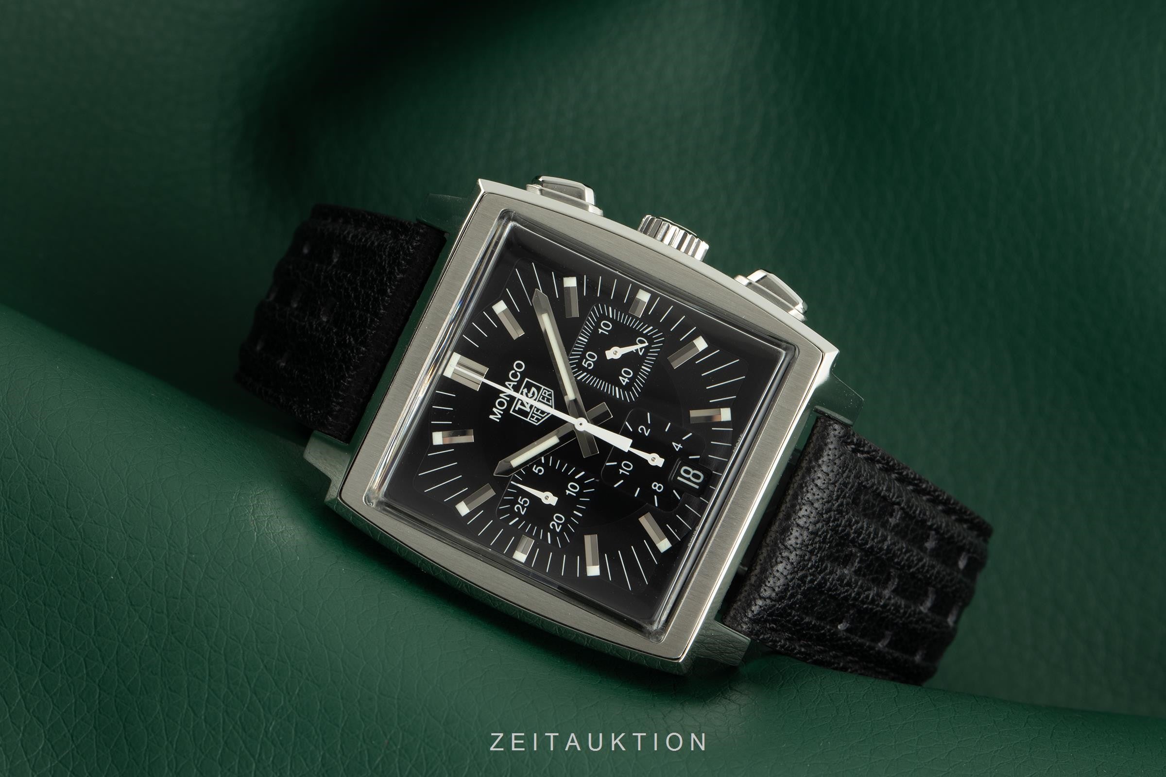 Tag Heuer Monaco cronógrafo acero automático reloj para caballeros CW2111-0  [2102567]