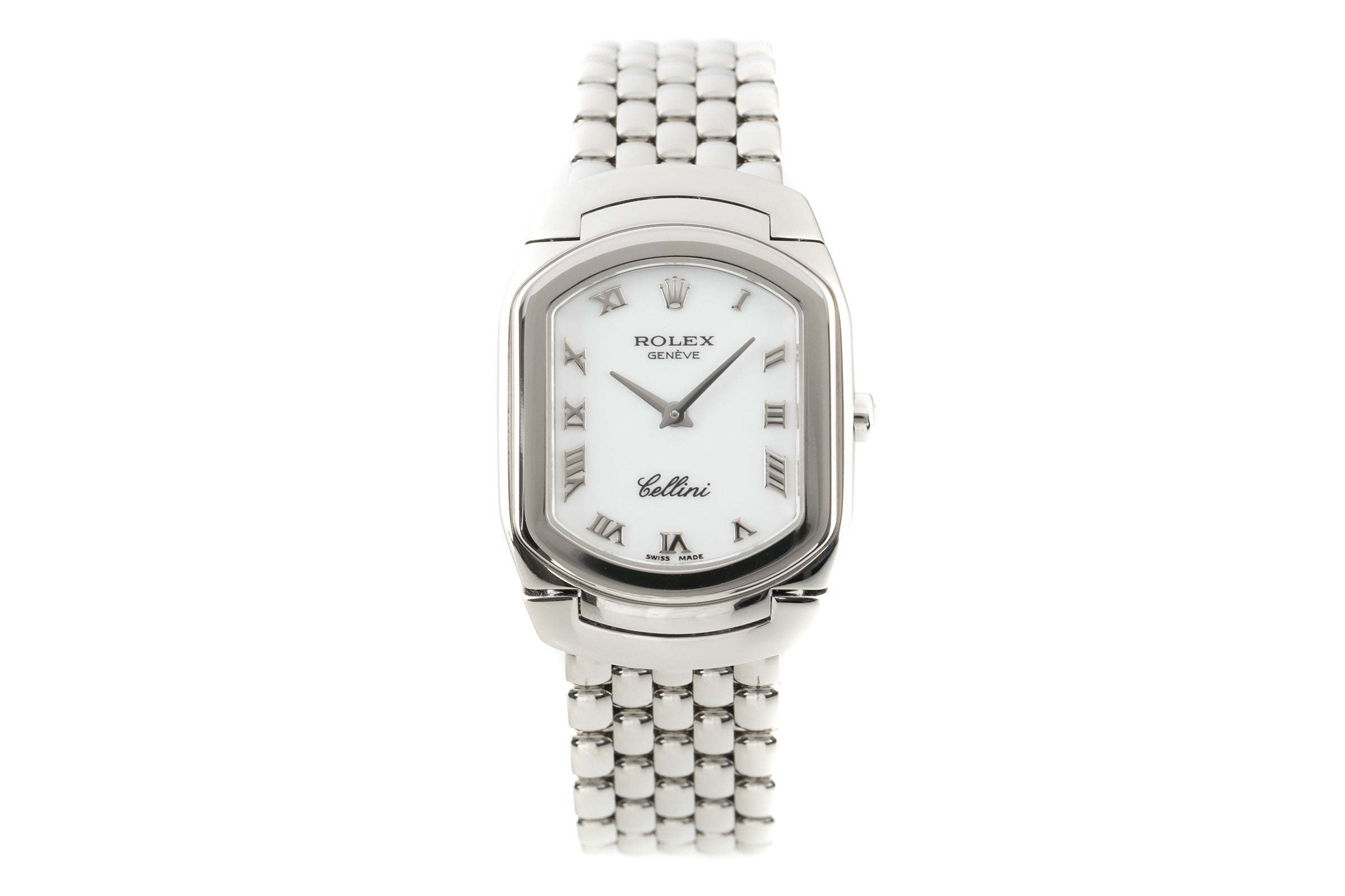 Rolex Cellini or blanc 18 ct quartz montre pour femmes 6631 LP: 13550EUR  [2102626]