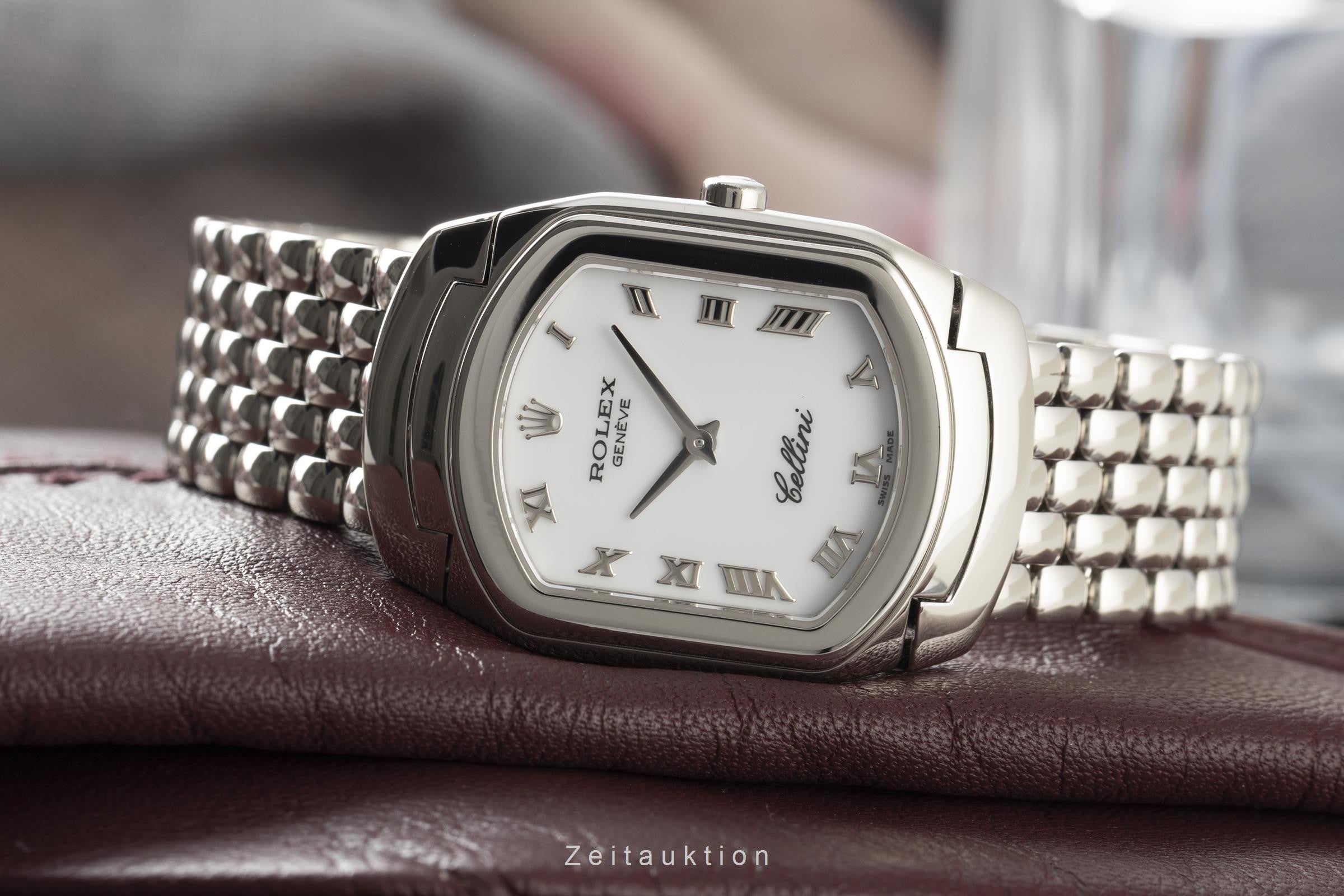 Rolex Cellini or blanc 18 ct quartz montre pour femmes 6631 LP: 13550EUR  [2102626]