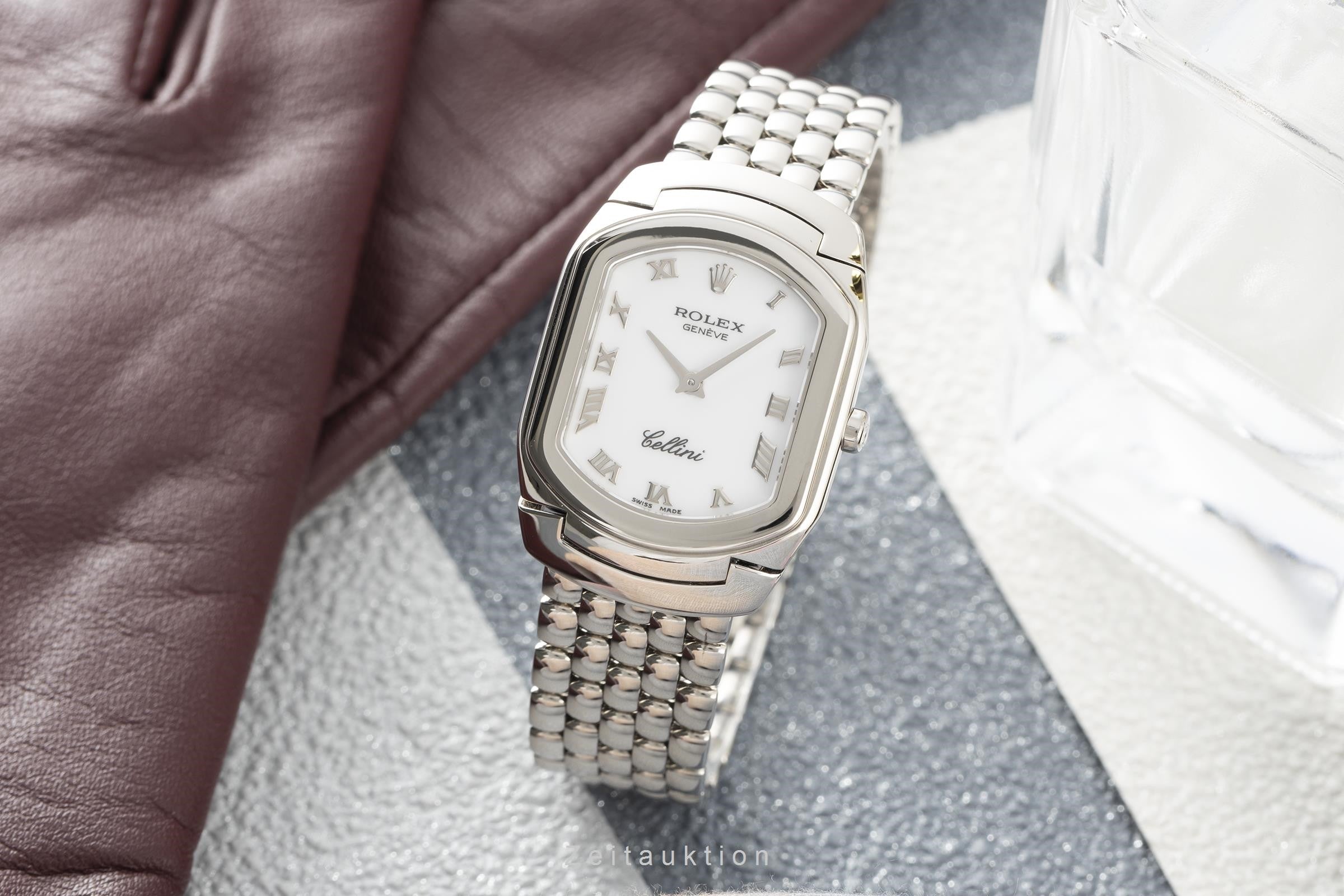 Rolex Cellini or blanc 18 ct quartz montre pour femmes 6631 LP: 13550EUR  [2102626]