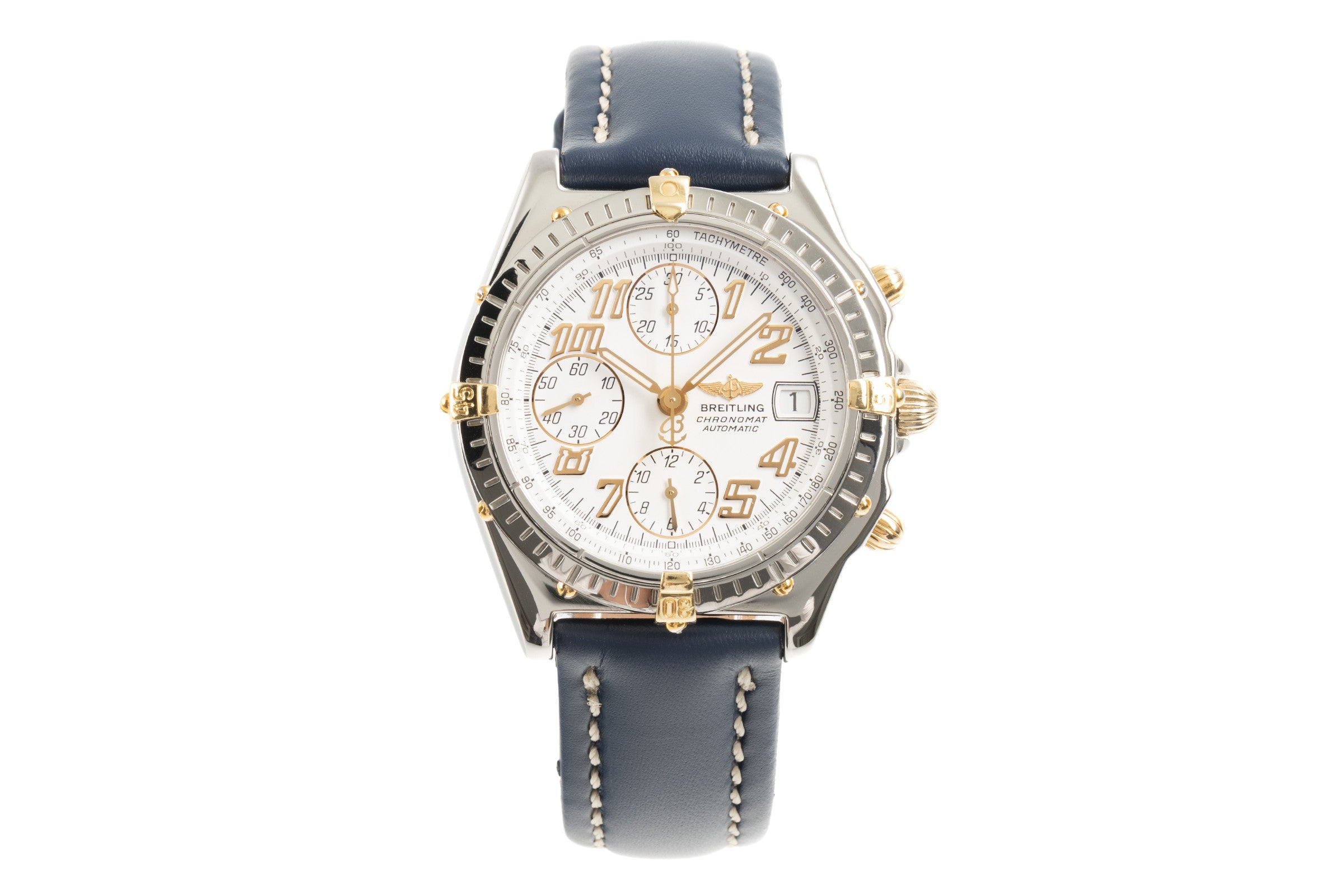 Breitling Chronomat cronografo acciaio / oro automatismo orologio da uomo B13050.1  [2102729]