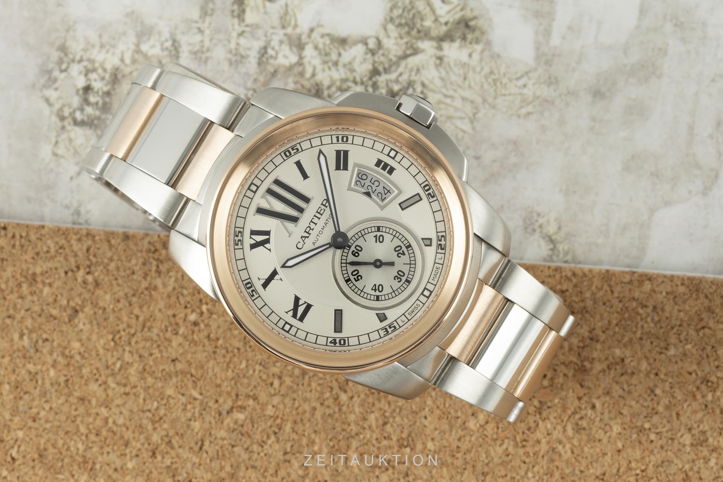 Cartier Calibre de Cartier steel / gold automatic men's watch 3389  [2102812]