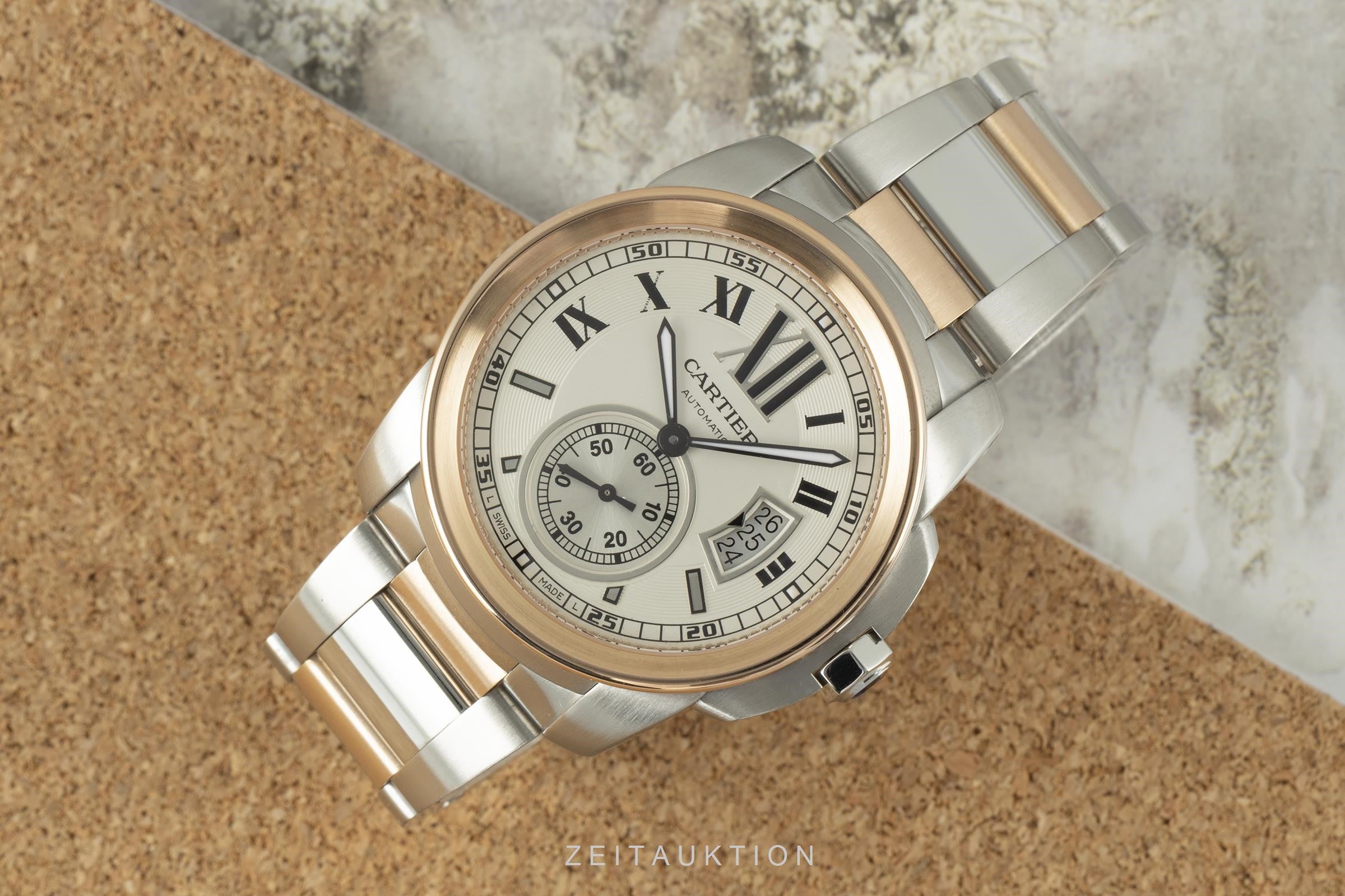 Cartier Calibre de Cartier steel / gold automatic men's watch 3389  [2102812]