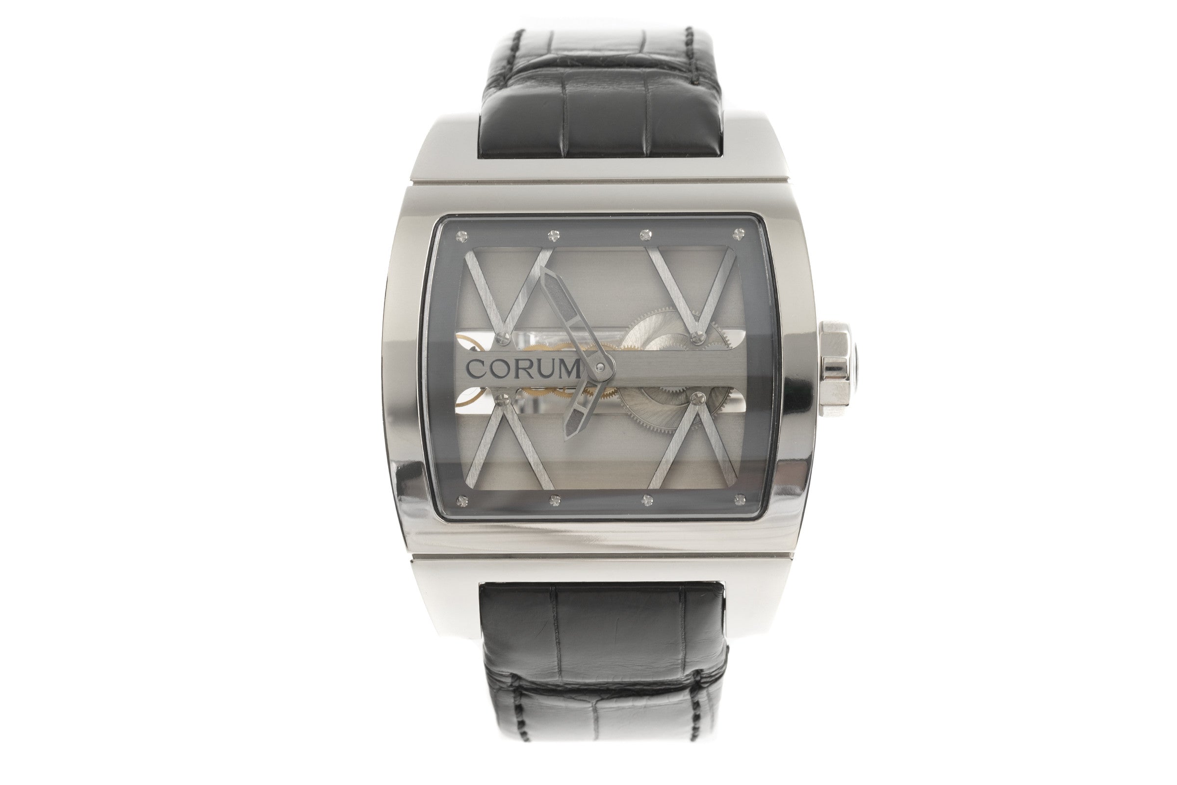 Corum Ti-Bridge titanio cuerda manual reloj para caballeros 05.0040, 007.400.040F8/0000  [2102816]